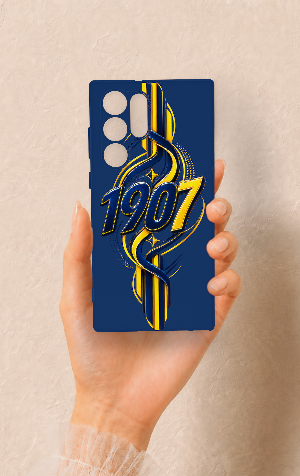 Samsung S22 Ultra Uyumlu FB-1907 Desenli Silikon Kılıf
