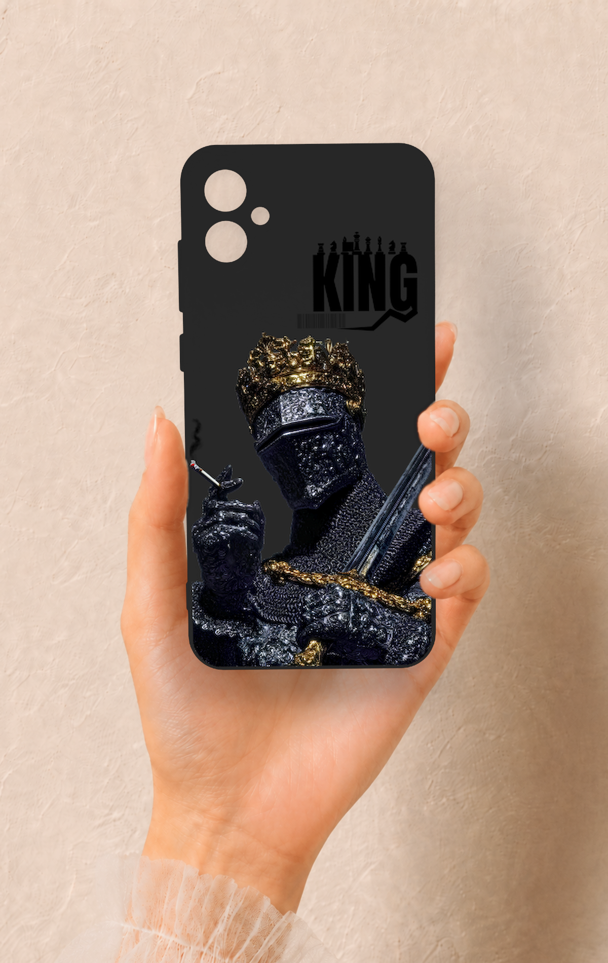 Samsung A05 Uyumlu King Desenli Silikon Kılıf