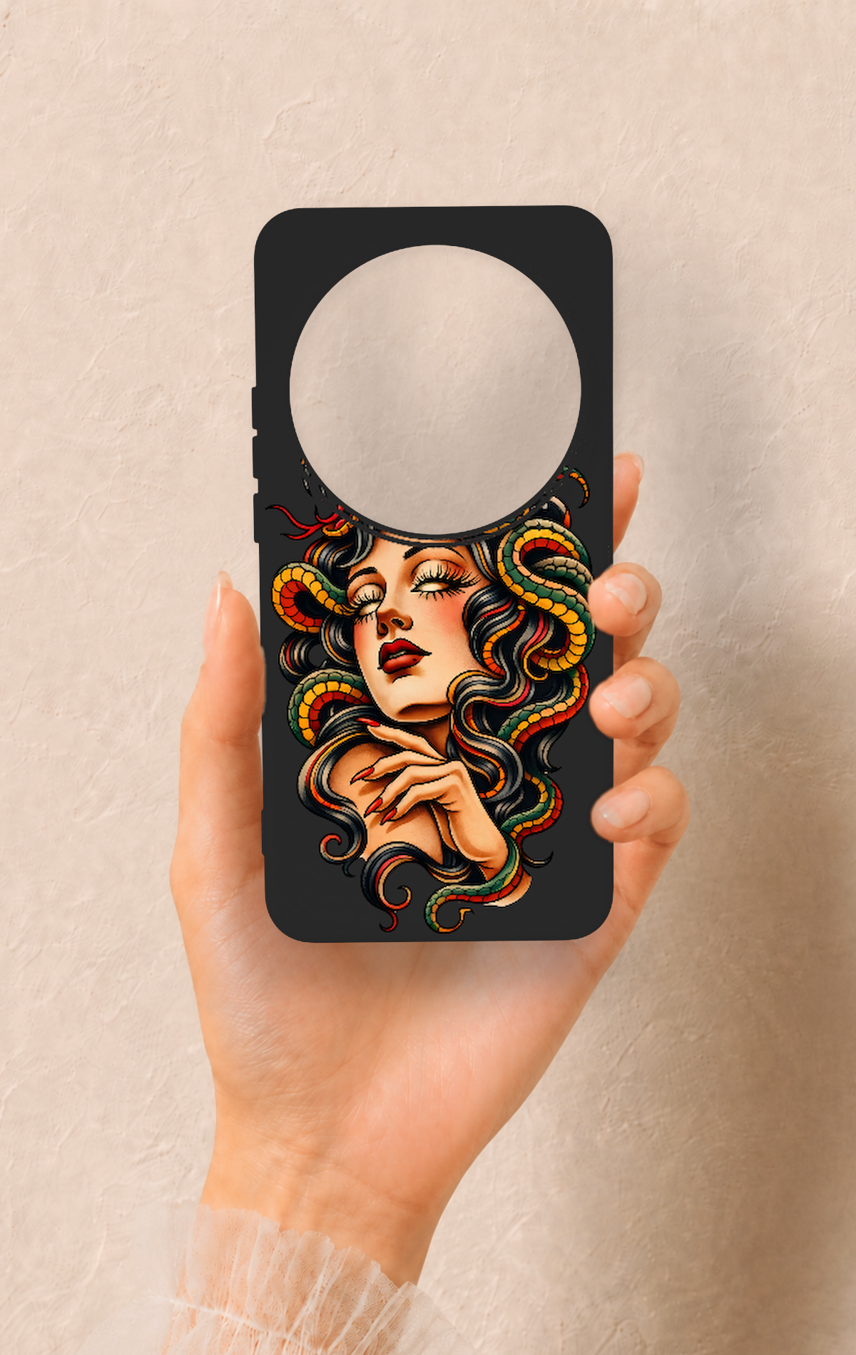 Xiomi Mi 15 Ultra Uyumlu Medusa Desenli Silikon Kılıf