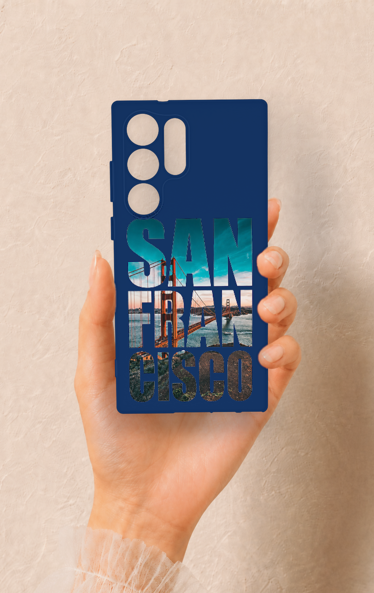 Samsung S23 Ultra Uyumlu San Francisco Desenli Silikon Kılıf