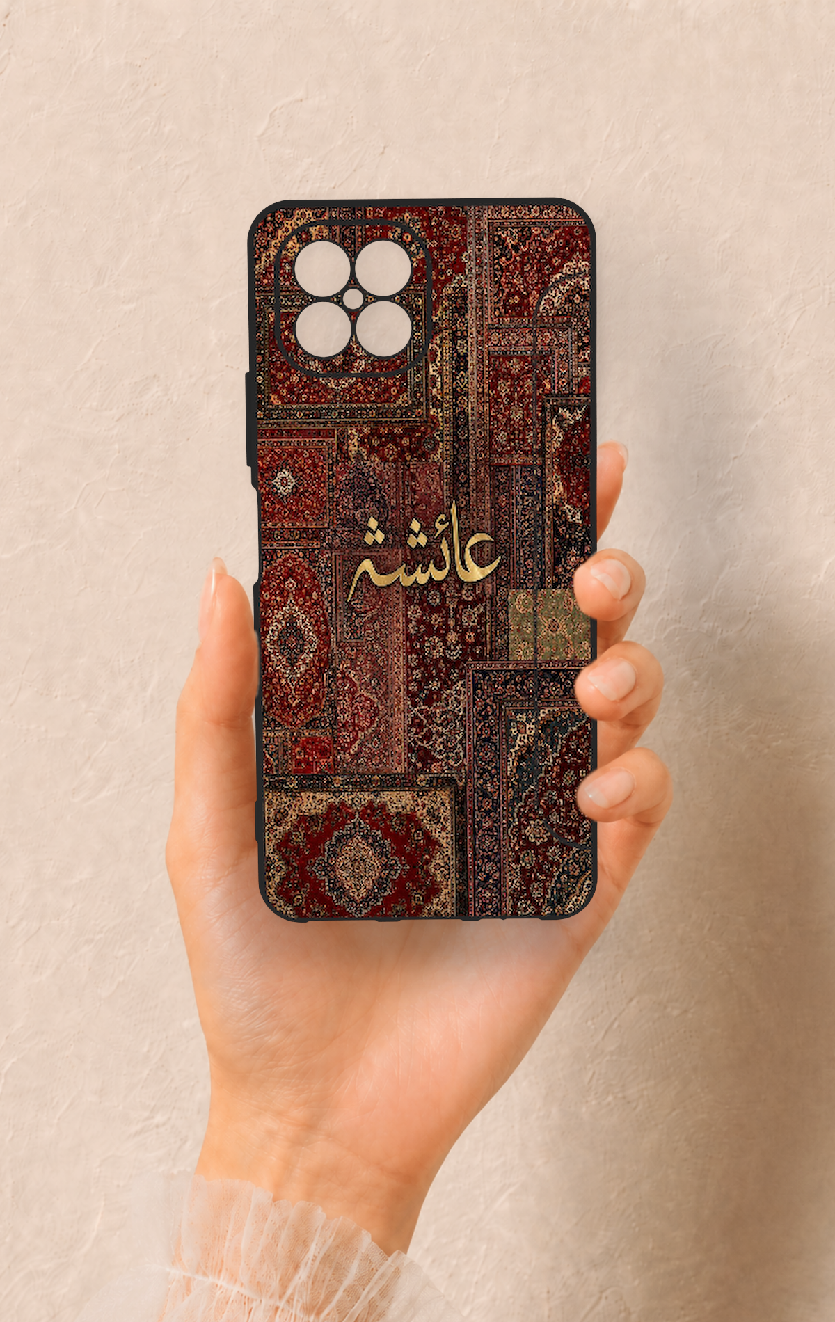 Omix X600 Uyumlu Vintage Halı Desenli Silikon Kılıf