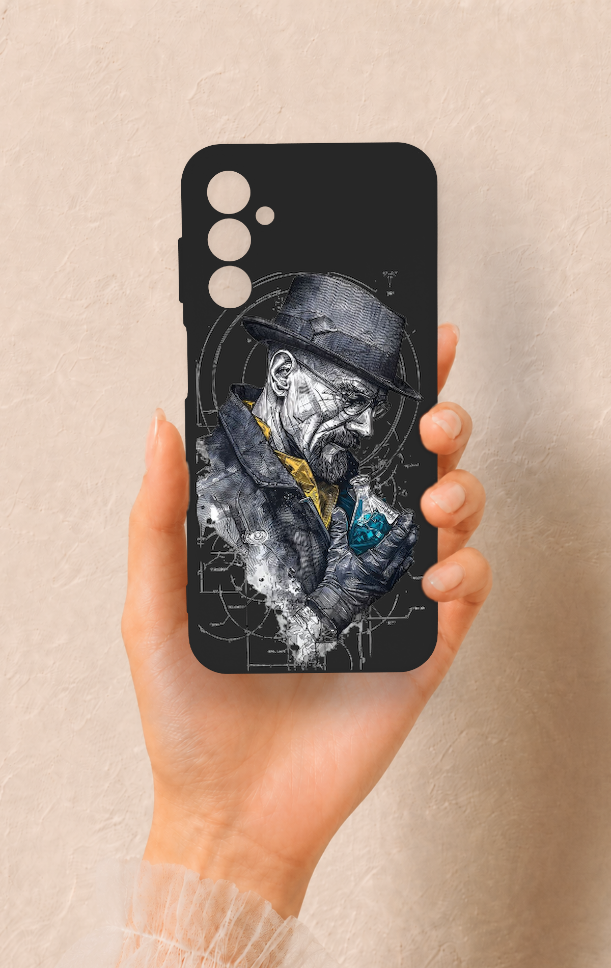 Samsung M14 Uyumlu Walter White Desenli Silikon Kılıf