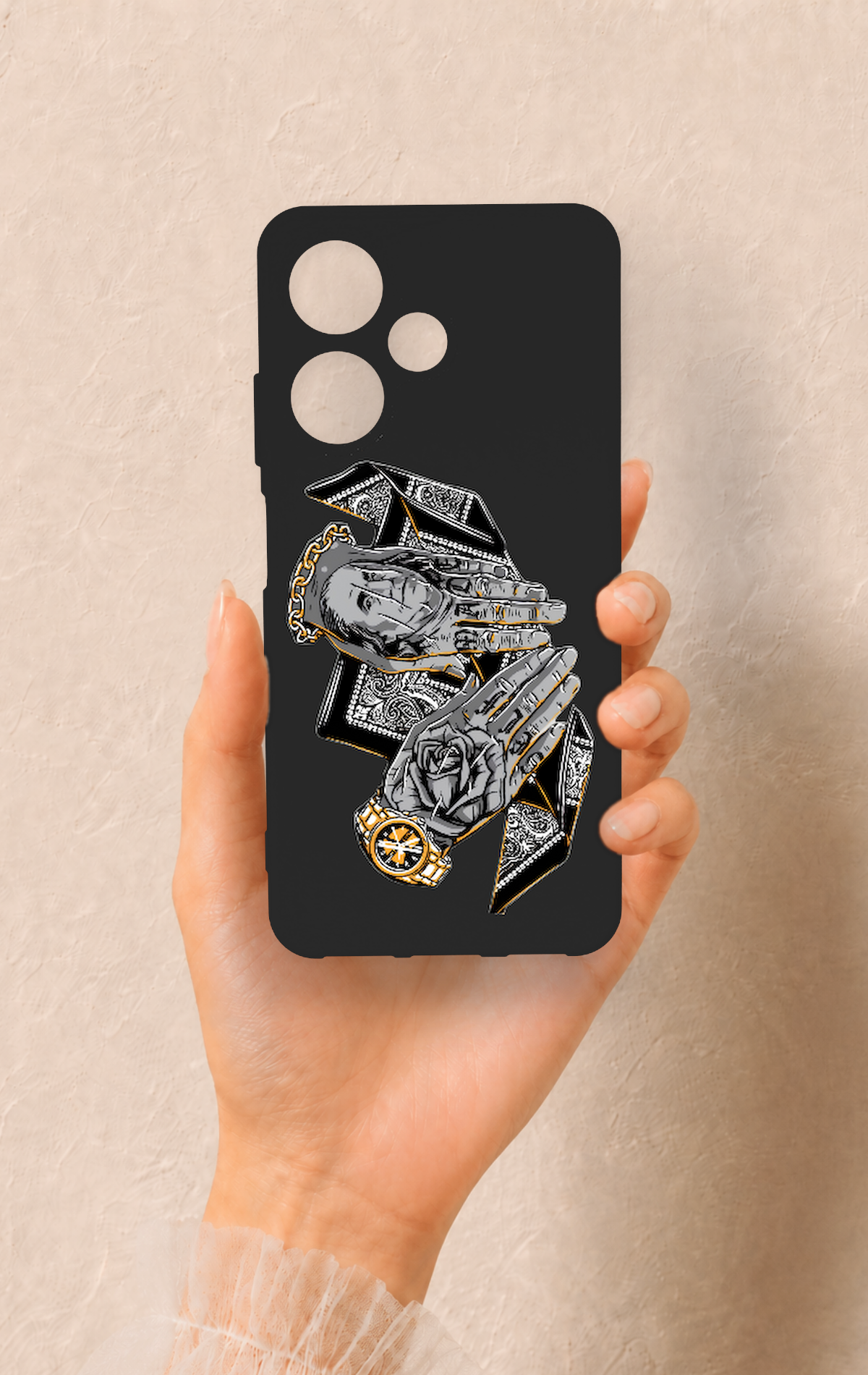 İnfinix Hot 30i Uyumlu Self Made Desenli Silikon Kılıf