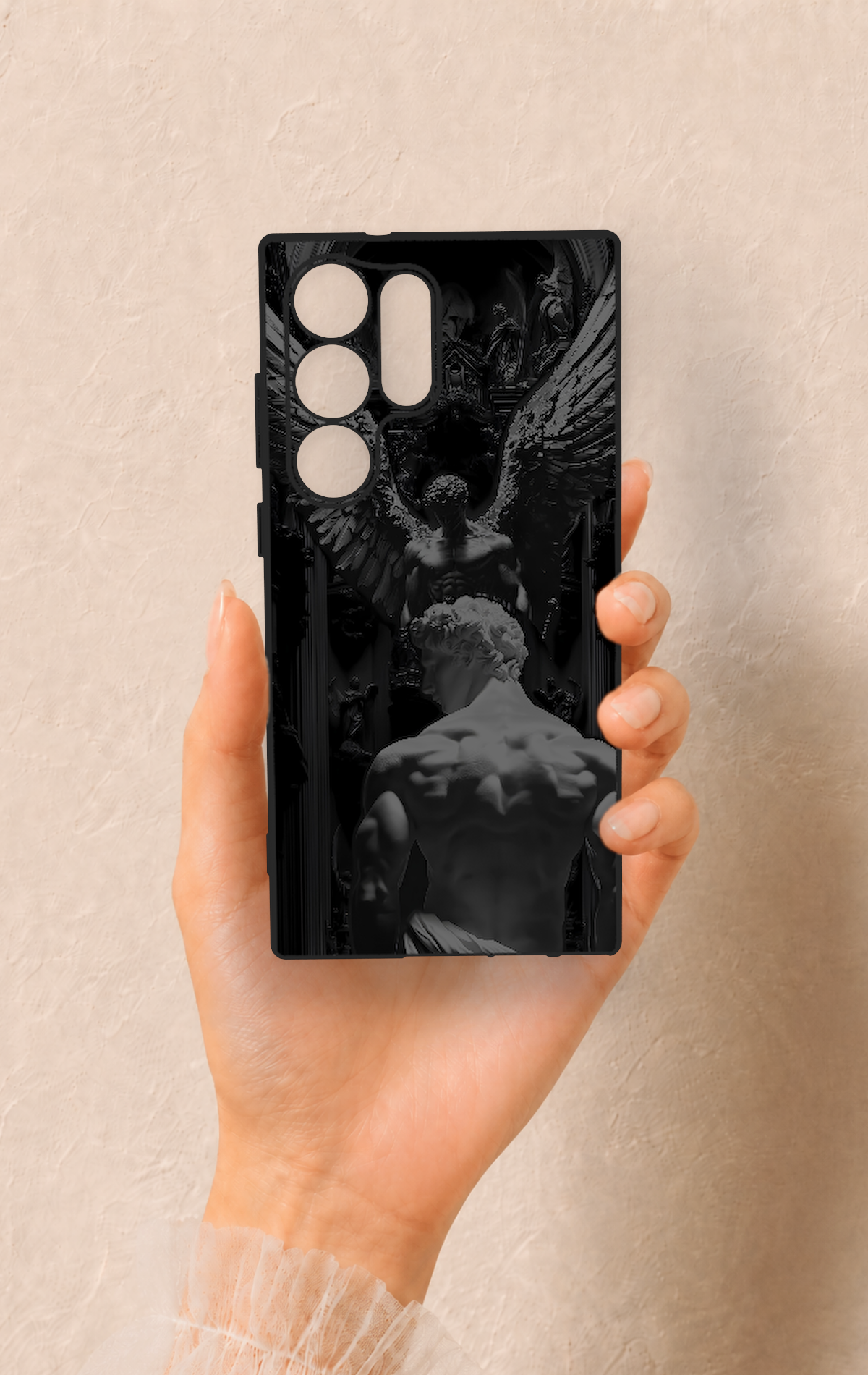 Samsung S23 Ultra Uyumlu Icarus Desenli Silikon Kılıf