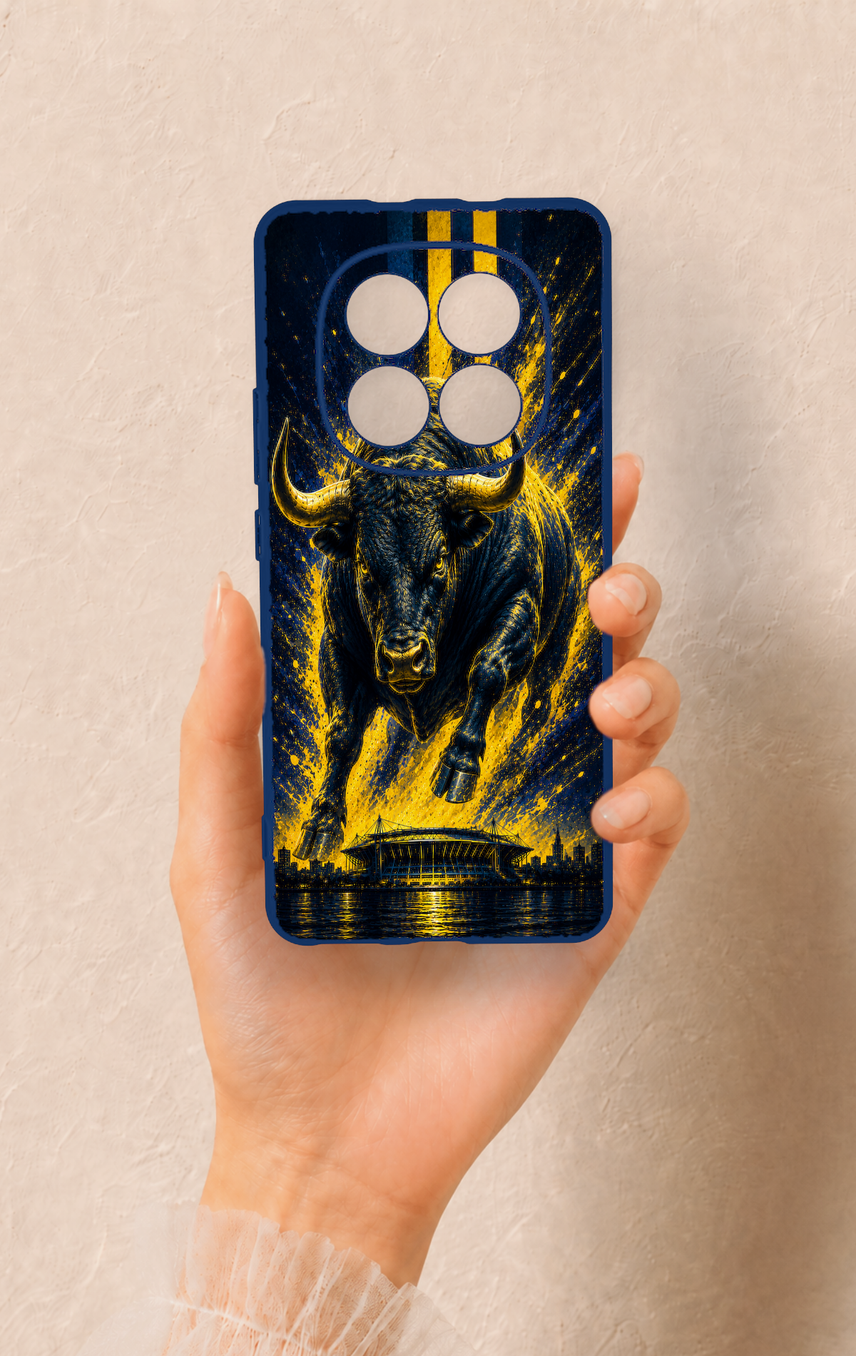REDMİ NOTE 15 4G Uyumlu Kadiköy Boğası Desenli Silikon Kılıf