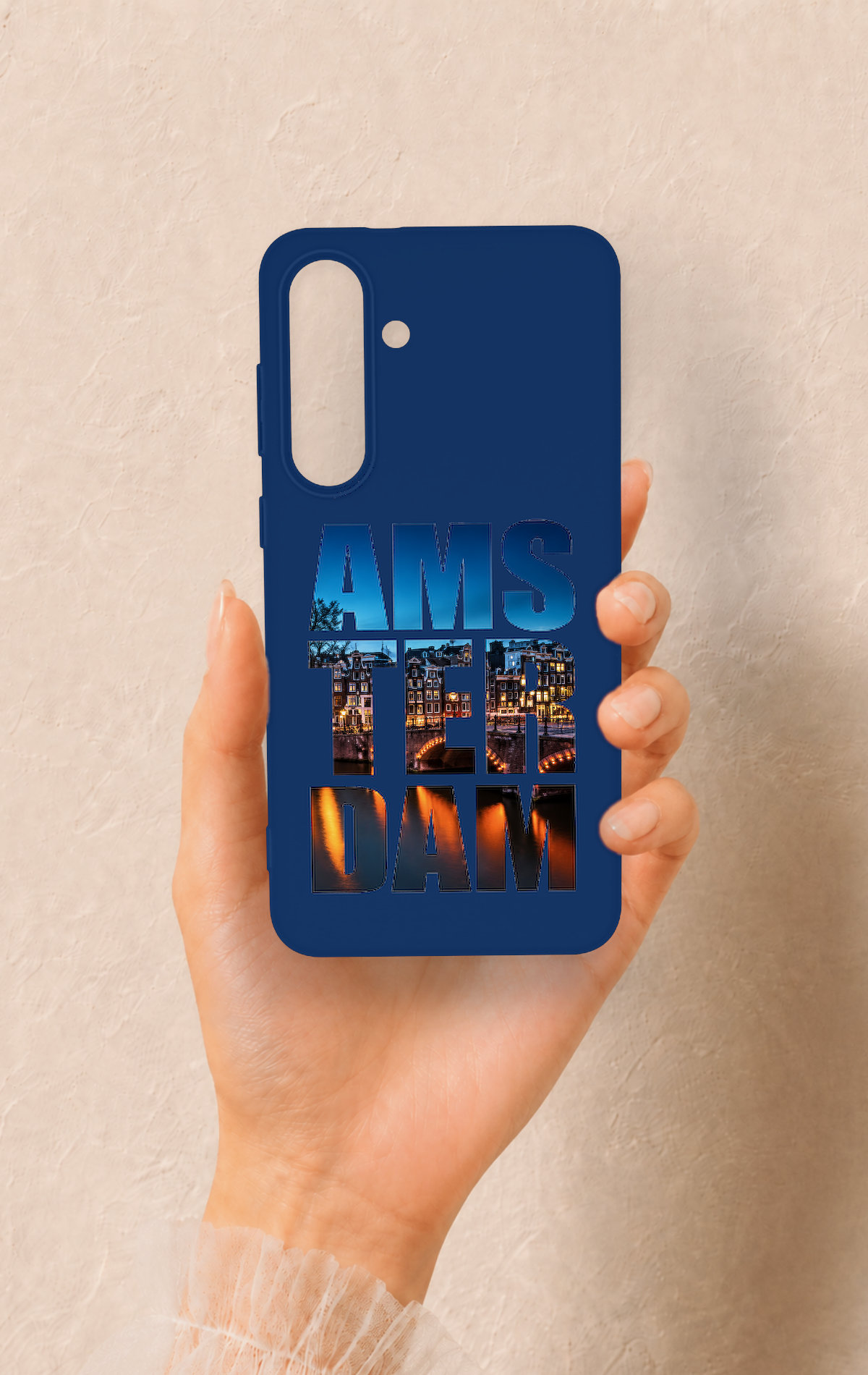 Samsung S25Fe Uyumlu Amsterdam Desenli Silikon Kılıf