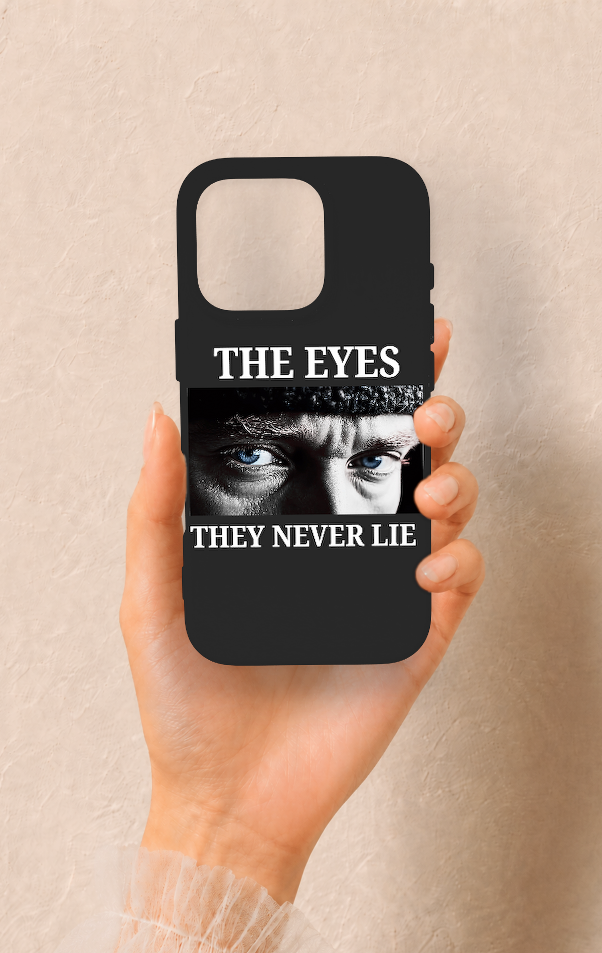 iPhone 16 Pro Uyumlu Atatürk Eyes Desenli Silikon Kılıf