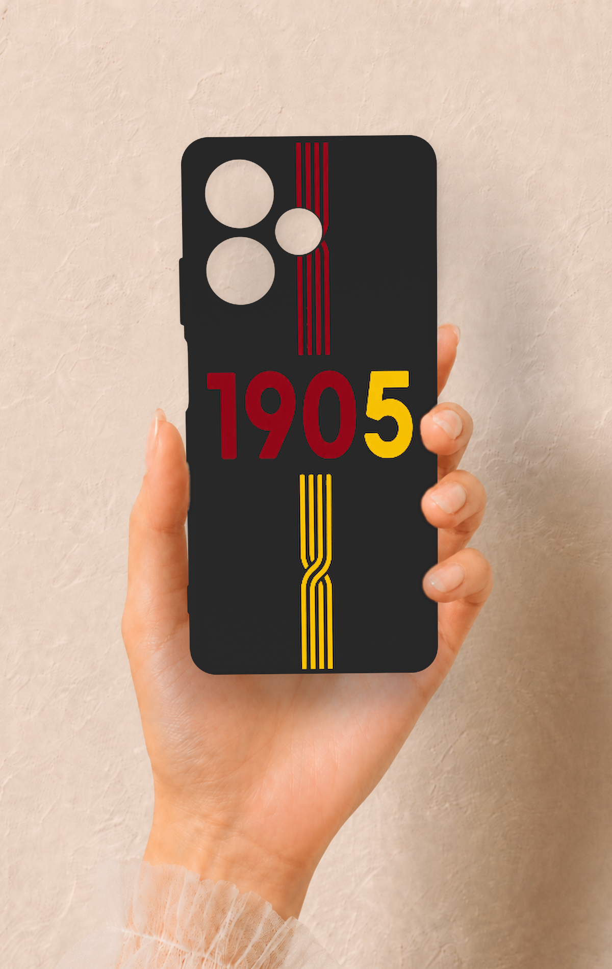 İnfinix Hot 30 Uyumlu 1905 Kemer Desenli Silikon Kılıf