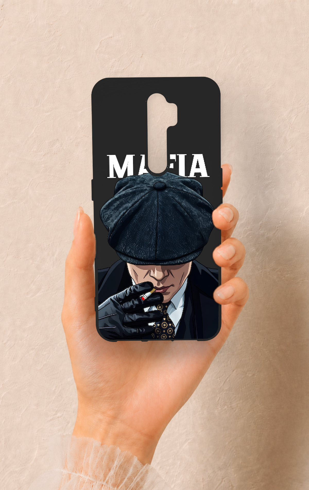 Oppo A9 2020 Uyumlu MAFIA Desenli Silikon Kılıf