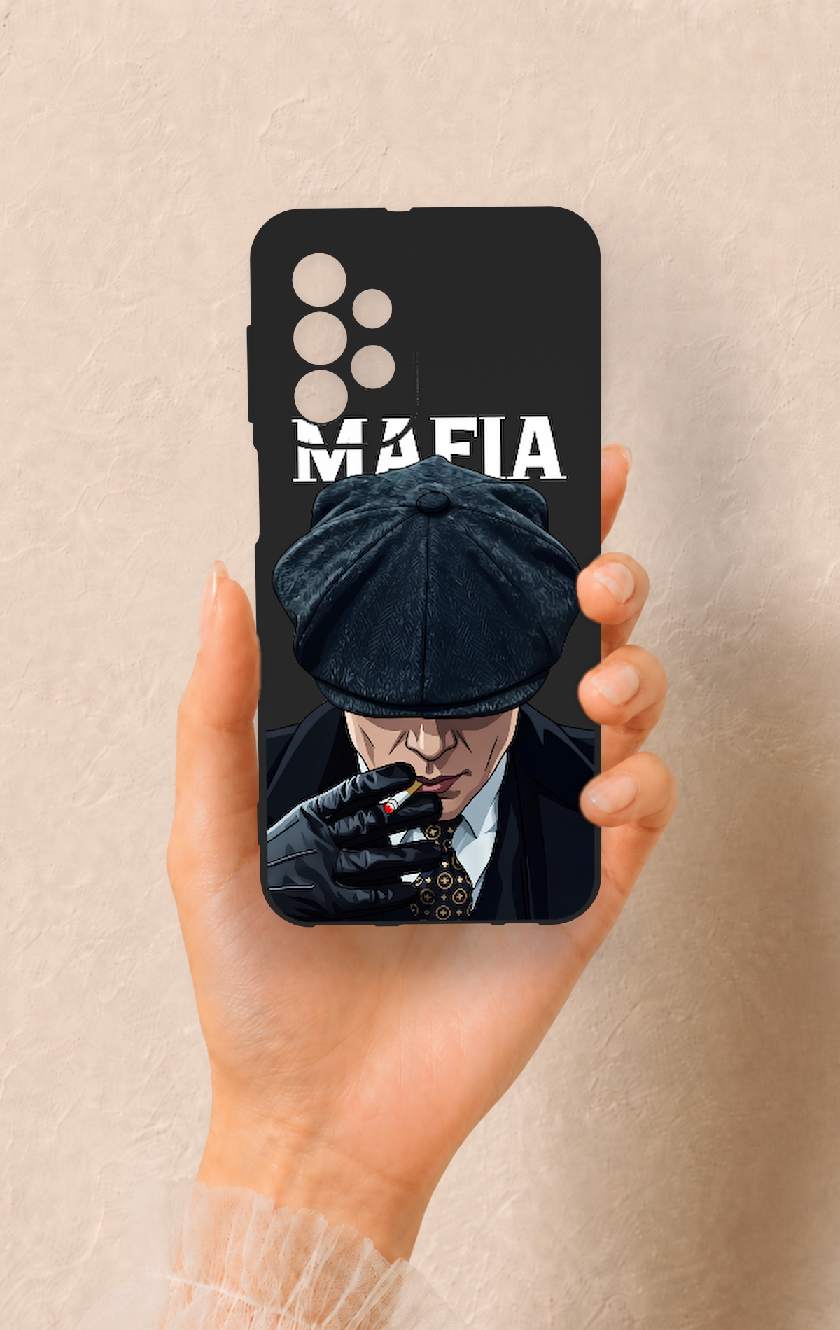 Samsung A23 Uyumlu MAFIA Desenli Silikon Kılıf