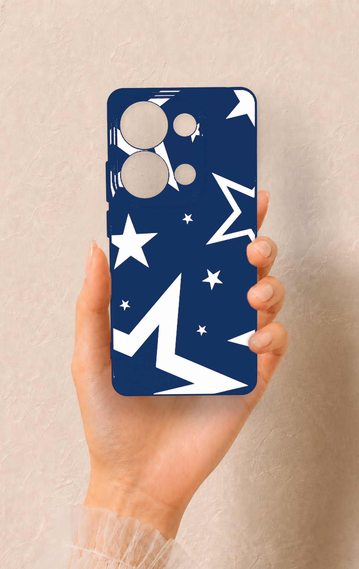 Redmi Note 13 Pro 4G Uyumlu Mega Star Desenli Silikon Kılıf