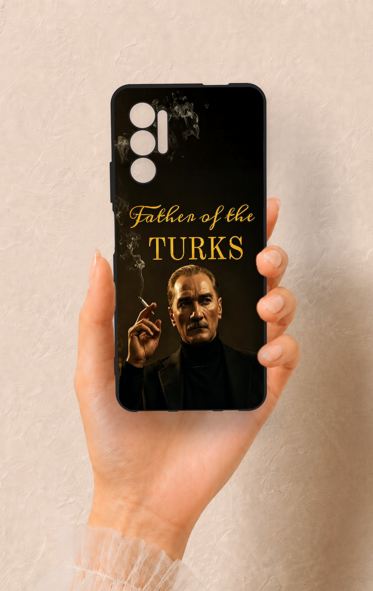 Tecno Pova 3 Uyumlu Father Of The Turks Desenli Silikon Kılıf