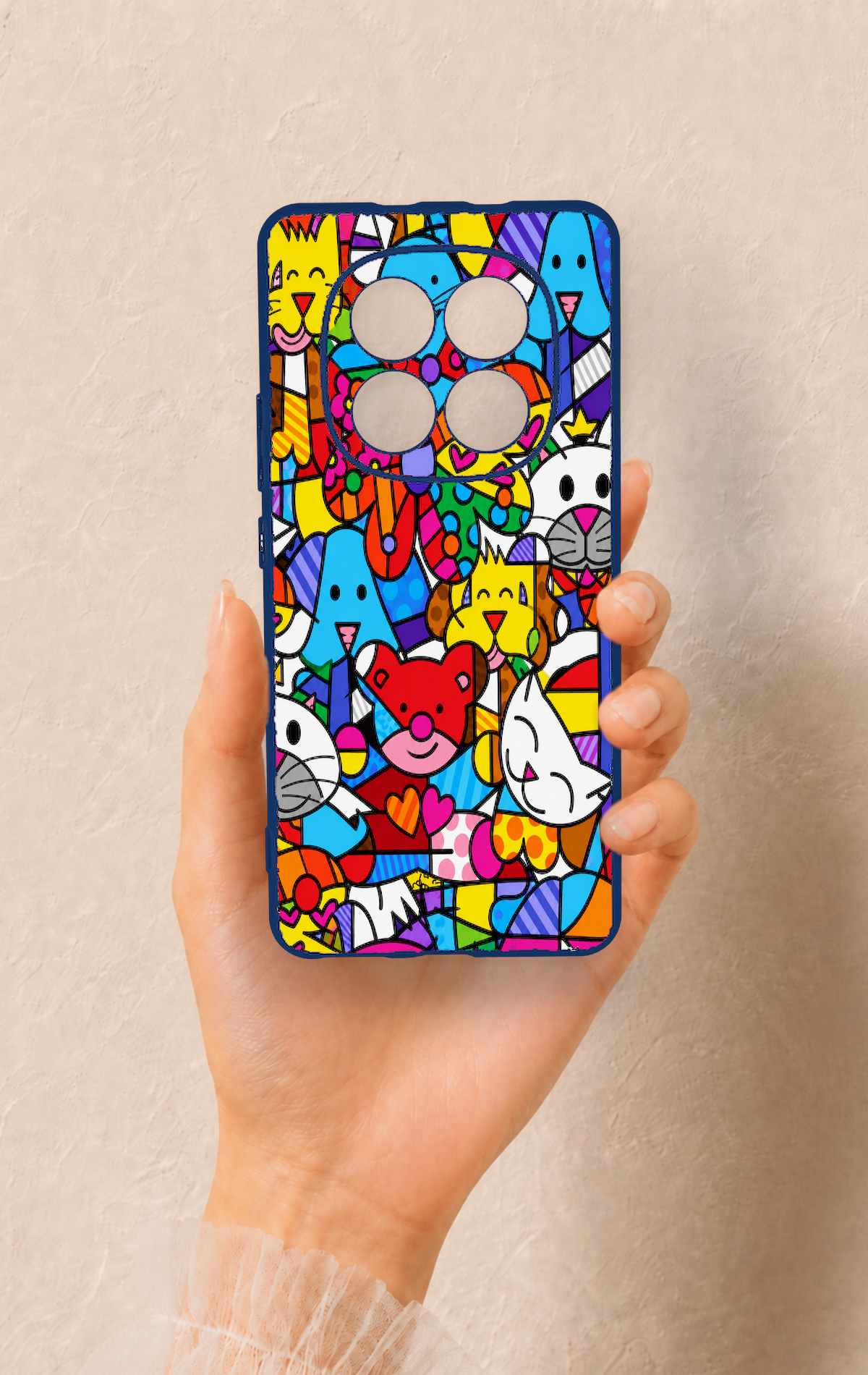 REDMİ NOTE 15 4G Uyumlu Britto Garden Desenli Silikon Kılıf