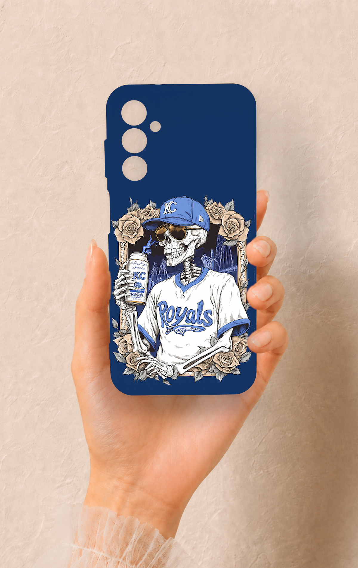 Samsung M14 Uyumlu Royals Desenli Silikon Kılıf
