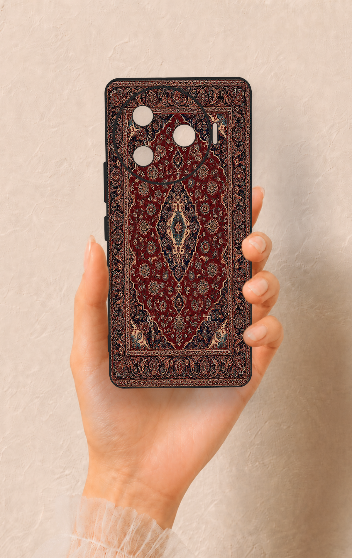 Tecno Camon 30 Pro 5G Uyumlu Acem Halı Desenli Silikon Kılıf