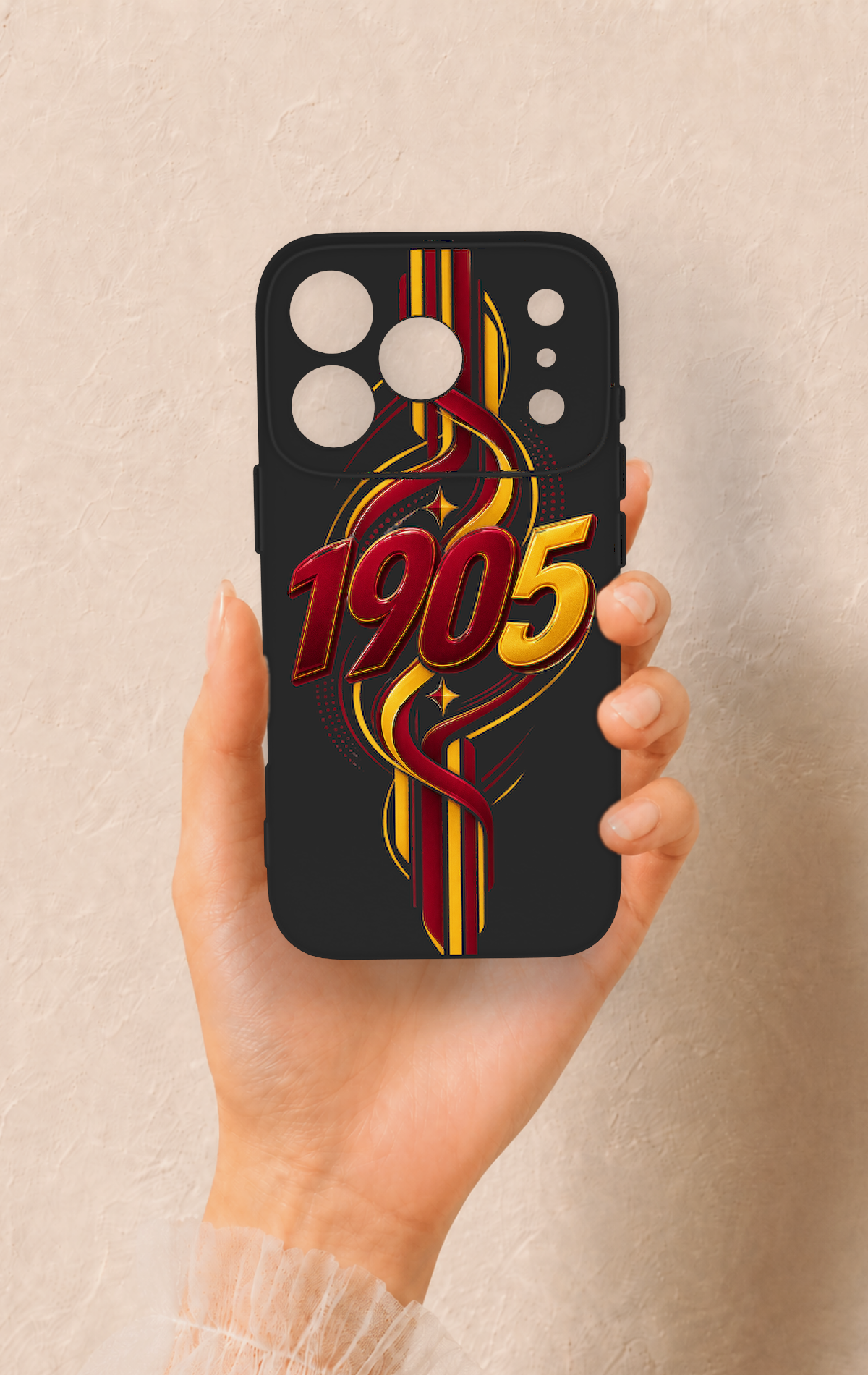 iPhone 17 Pro Uyumlu GS-1905 Desenli Silikon Kılıf