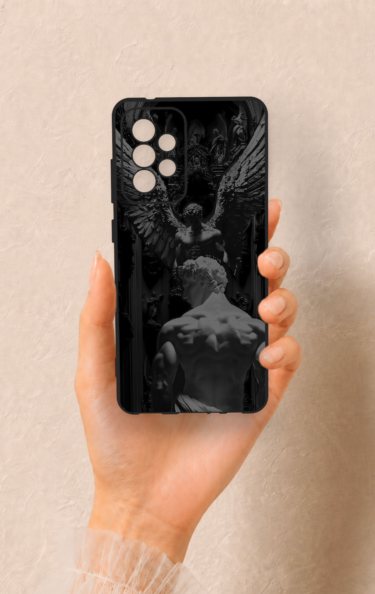 Samsung A52 Uyumlu Icarus Desenli Silikon Kılıf