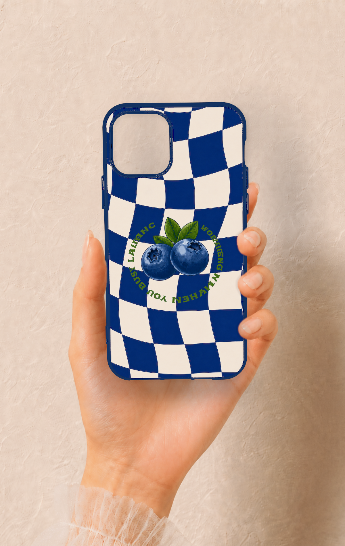 iPhone 11 Pro Uyumlu Yaban Mersini Desenli Silikon Kılıf