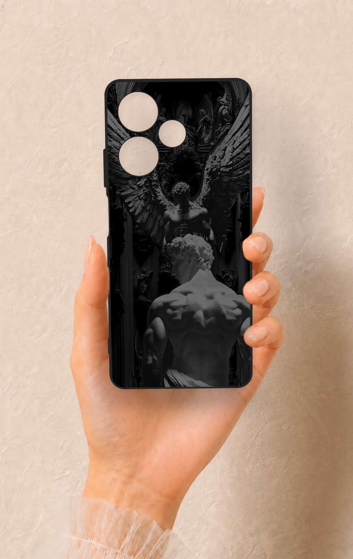 İnfinix Hot 30 Uyumlu Icarus Desenli Silikon Kılıf