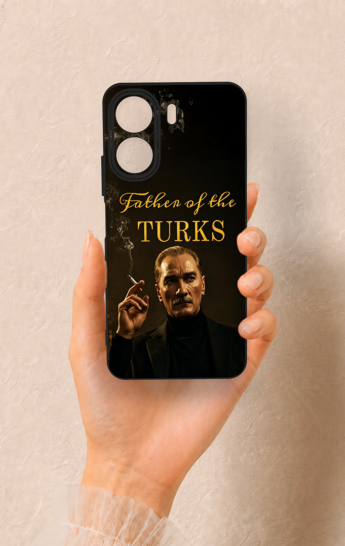 Redmi 13C Uyumlu Father Of The Turks Desenli Silikon Kılıf