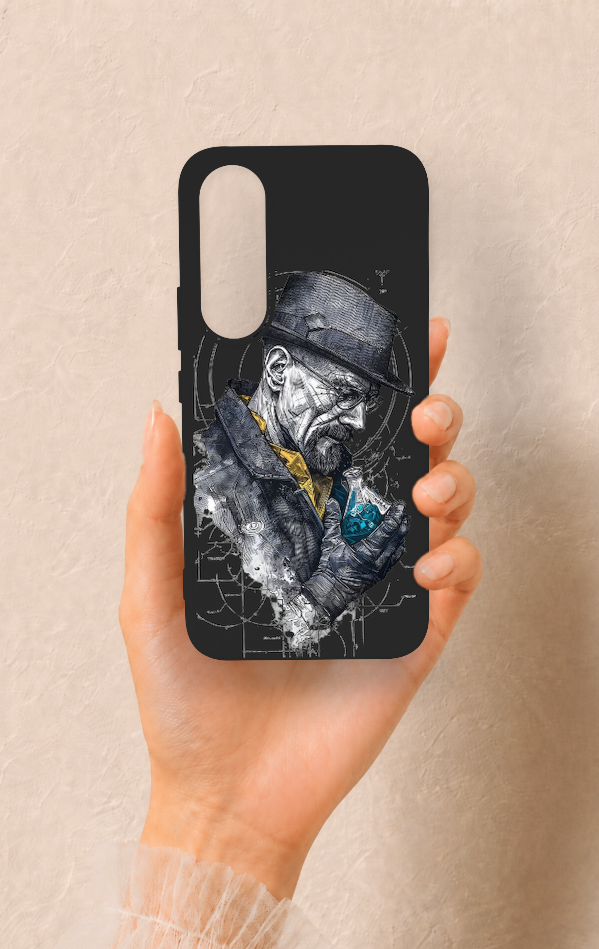 Vivo V70 FE 5G Uyumlu Walter White Desenli Silikon Kılıf