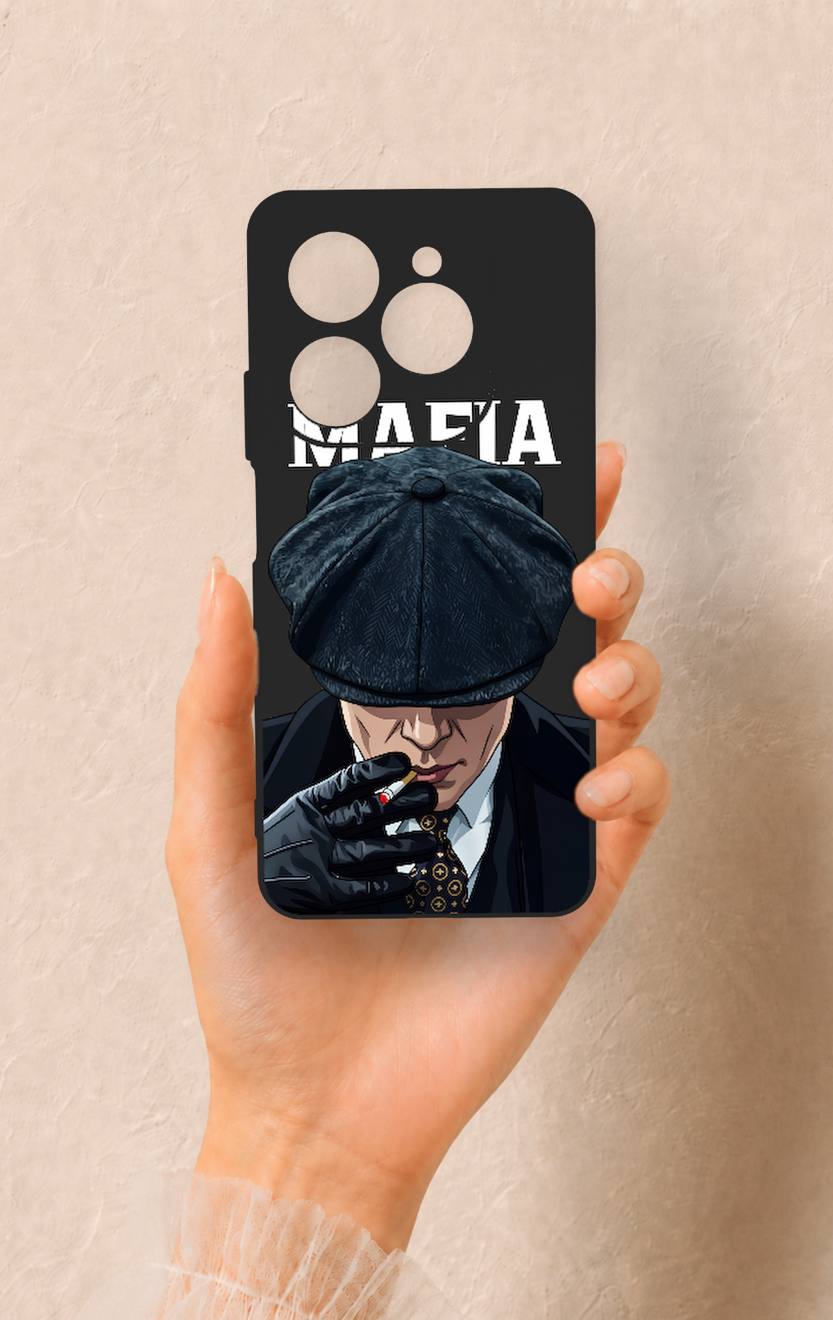 Tecno Spark 20 Pro Uyumlu MAFIA Desenli Silikon Kılıf
