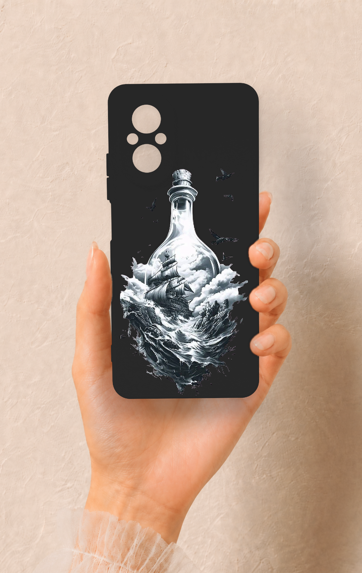 Realme 12 Lite Uyumlu Secret Sea Desenli Silikon Kılıf