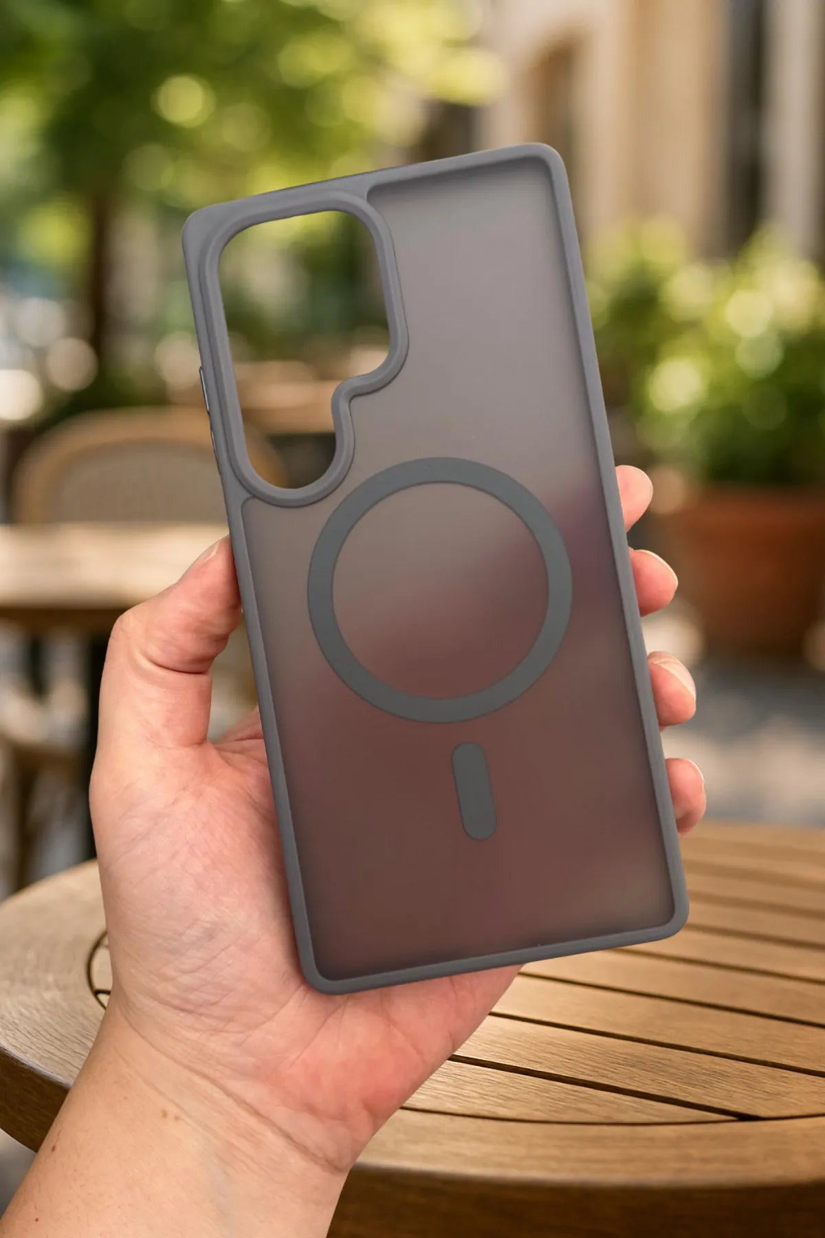 Samsung Galaxy S25 Ultra Magsafe Uyumlu Mat Kamera Korumalı Renkli Vio Kılıf