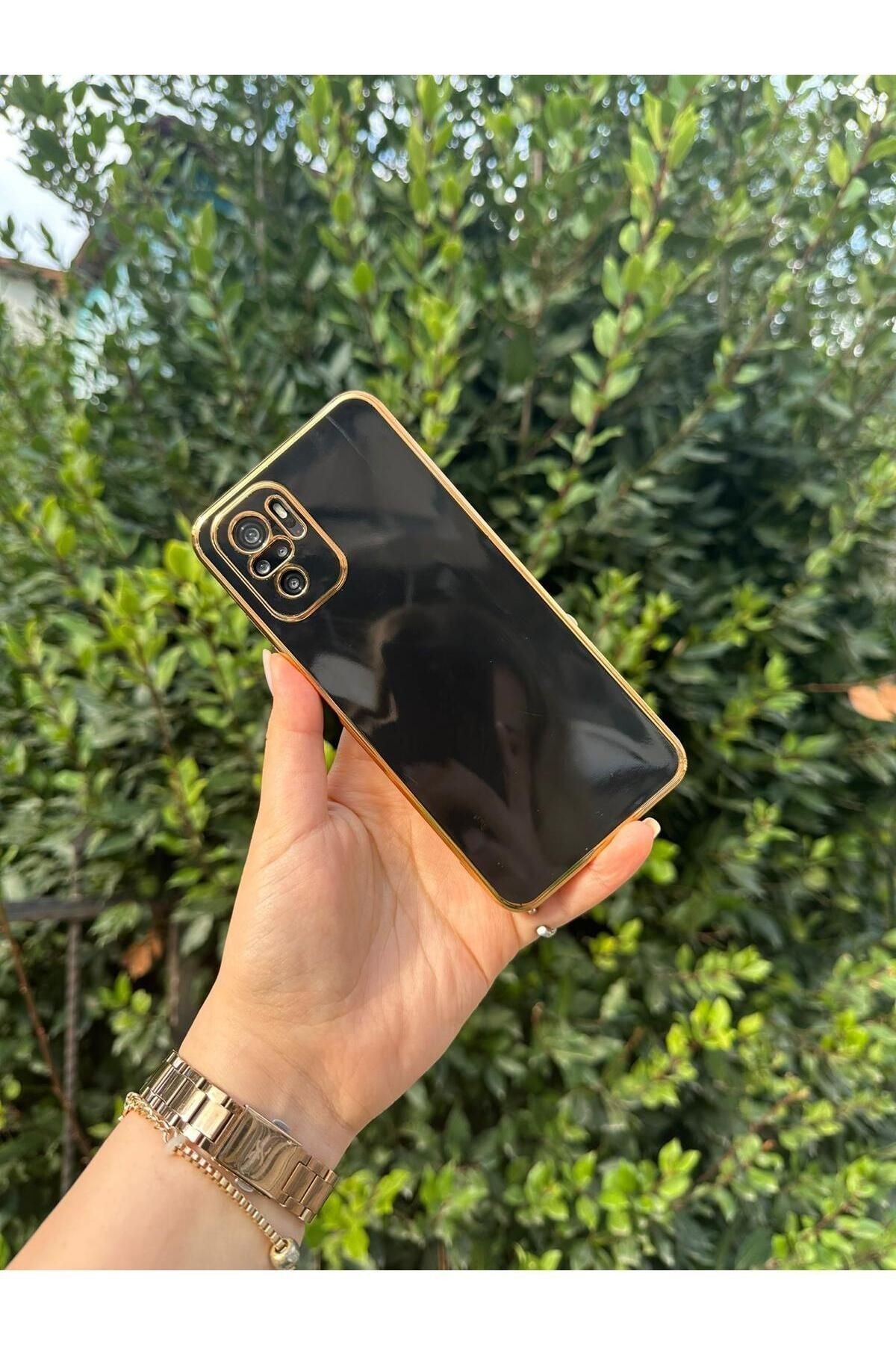 Xiaomi Redmi Note 10 Pro Kılıf Parlak Soft Jöle Derisi Bark Kapak