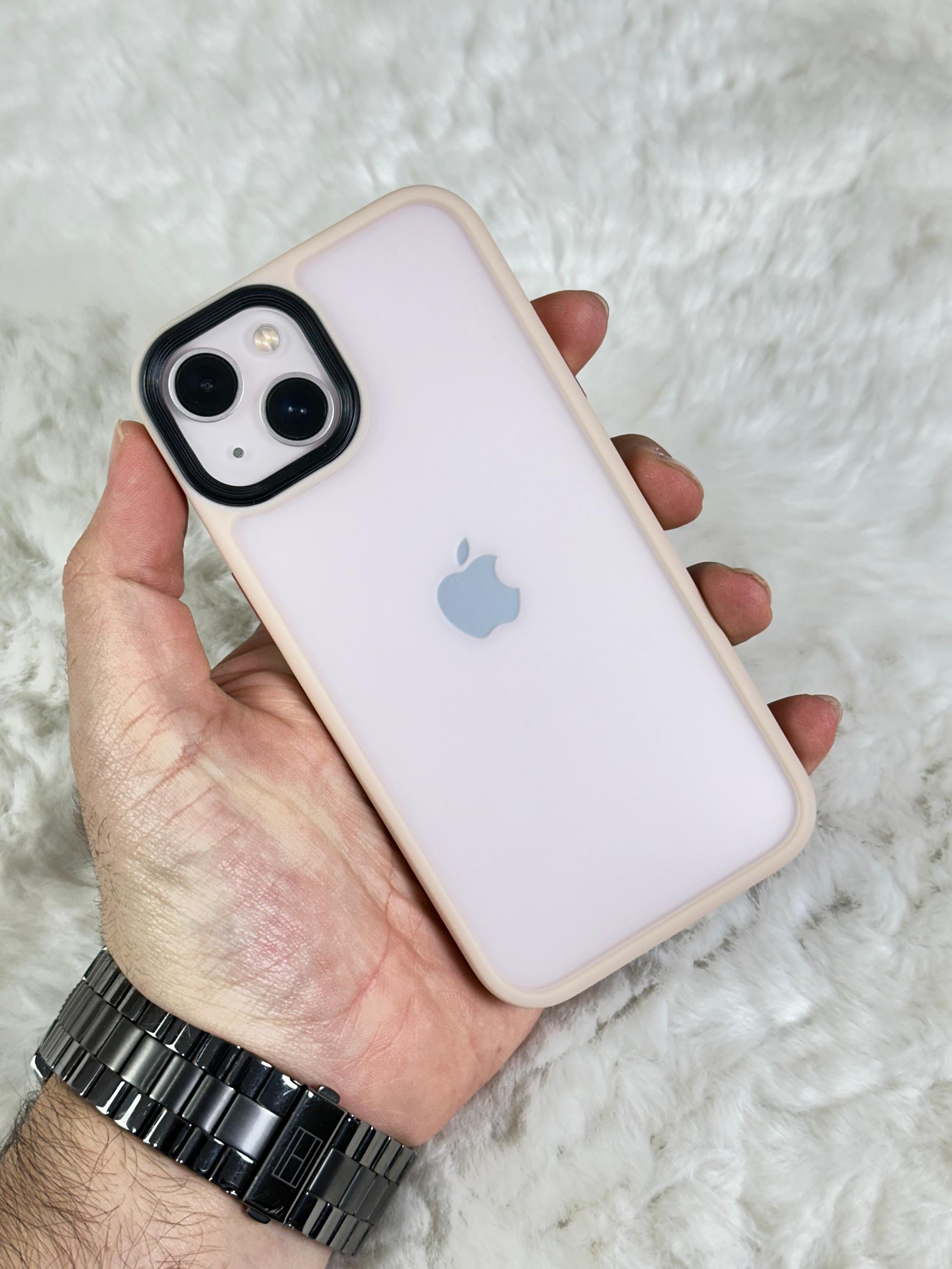 iPhone 13 Arkası Sert Yanları Yumuşak Düz Tiger