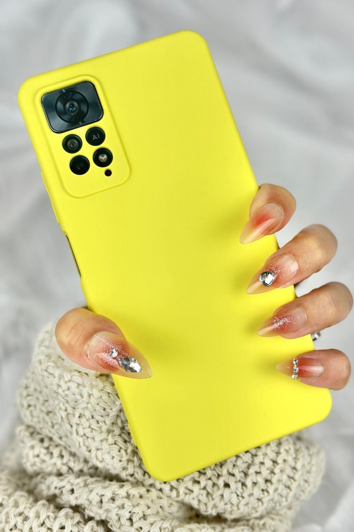 Xiaomi Redmi Note 11 Pro Ve Note 12 Pro (4G) Ile Uyumlu Lansman Içi Kadife Yumuşak Silikon Mara