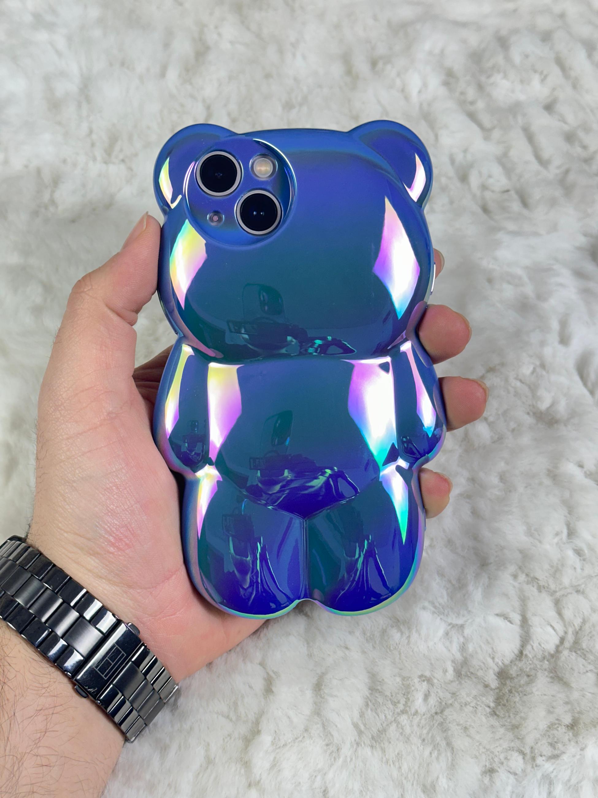 iPhone 13 3D Ayıcıklı Telefon Kılıfı