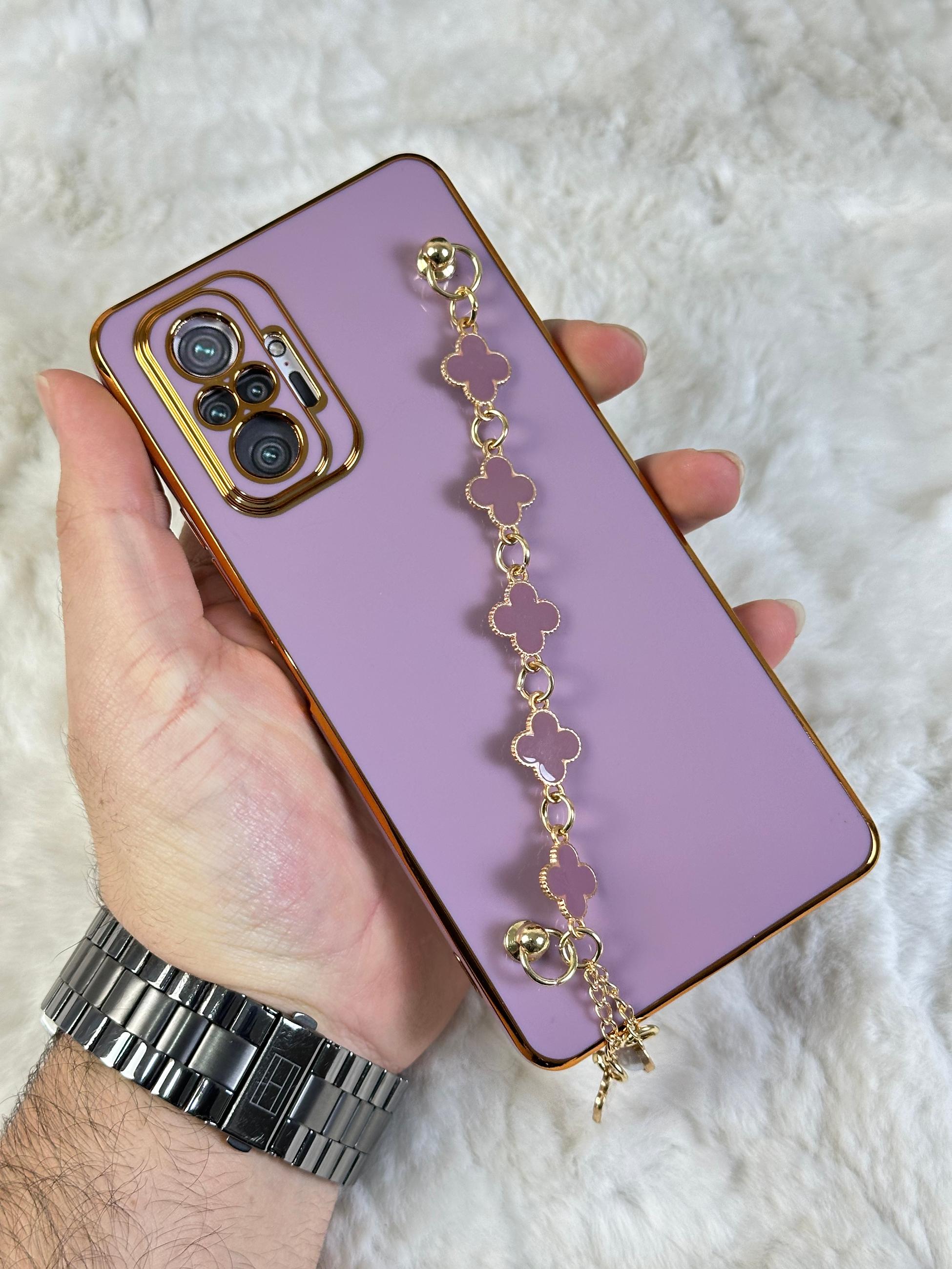 Xiaomi Redmi Note 10 Pro Gold Kenarlı Parlak Kamera Korumalı Elçek Kılıf