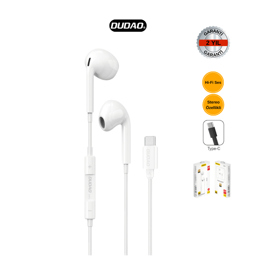 DUDAO X14 PRO Hi-Fi Özellikli Stereo Kulaklık ( Type-C )