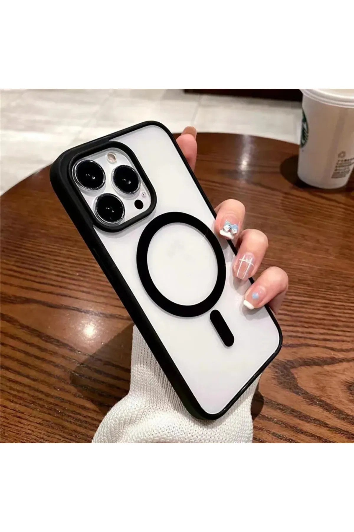 iPhone 16 Pro Magsafe Wireless Şarj Özellikli Silikon Kamera Çıkıntılı REMA Kılıf