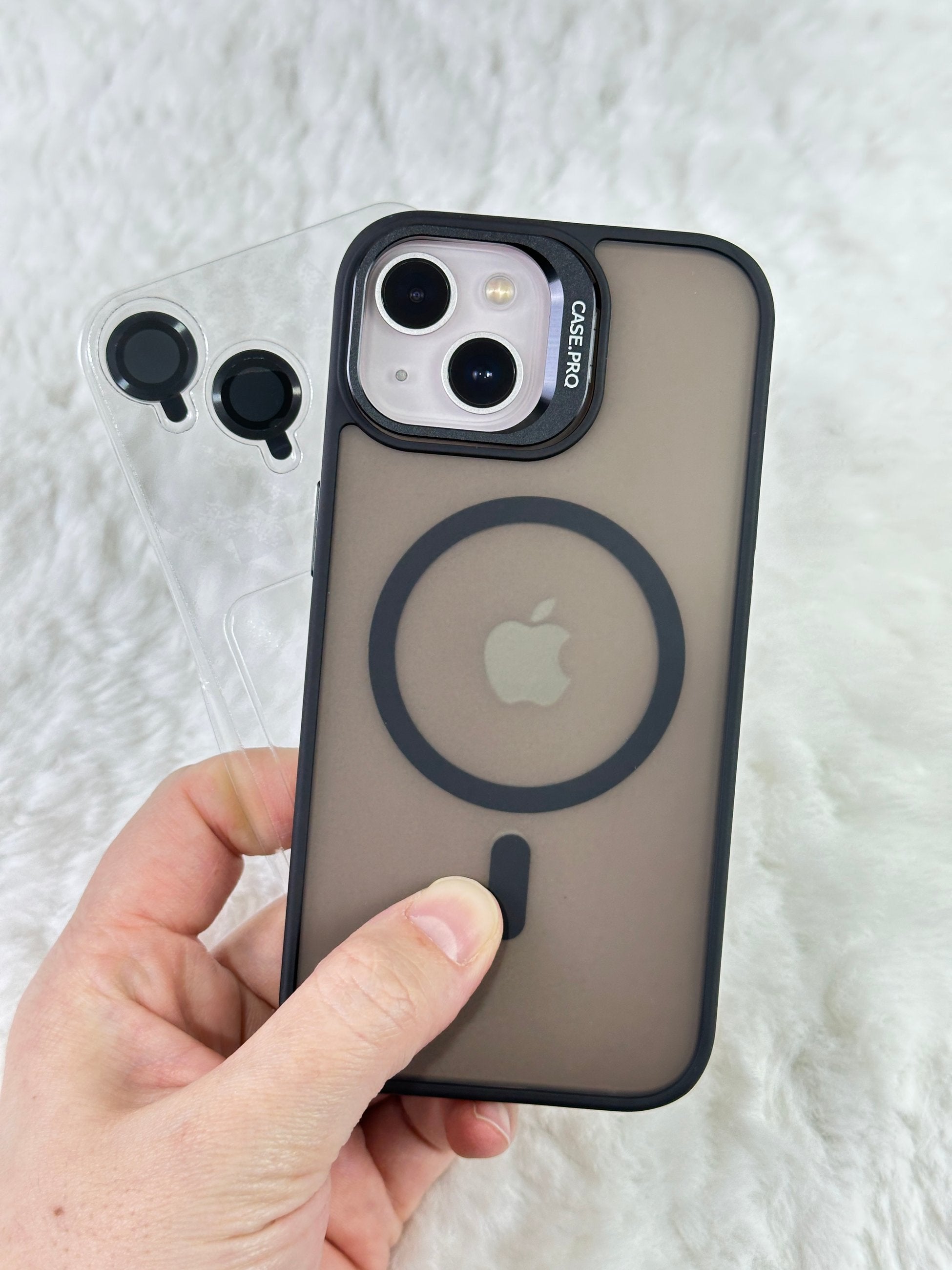 iPhone 15 Lens Koruyucu Hediyeli Magsafe Özellikli Stand Olabilen Wonder Kılıf