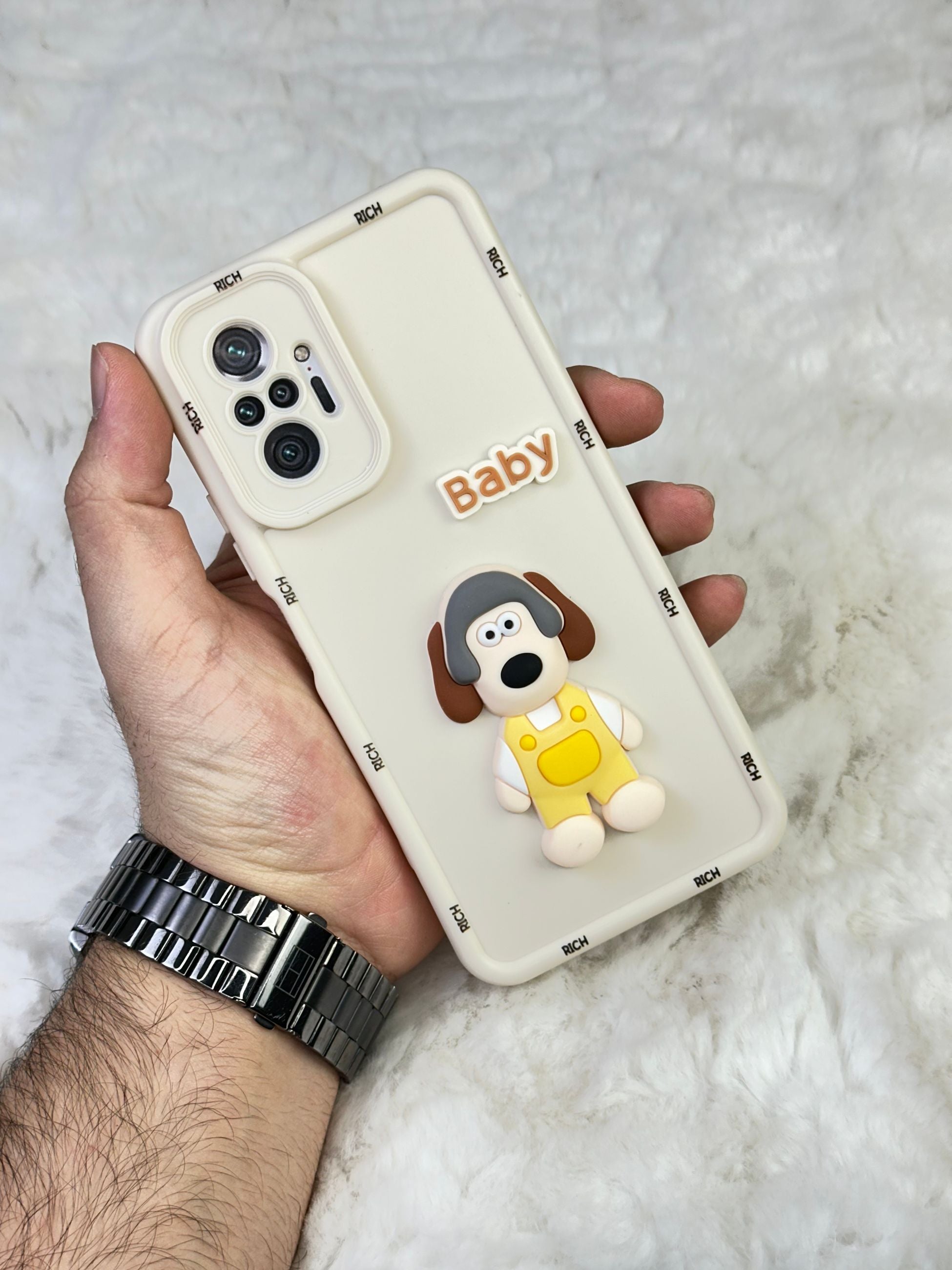 Xiaomi Redmi Note 10 Pro Minimalist Desenli Tatlı Pot Pourri Kılıf