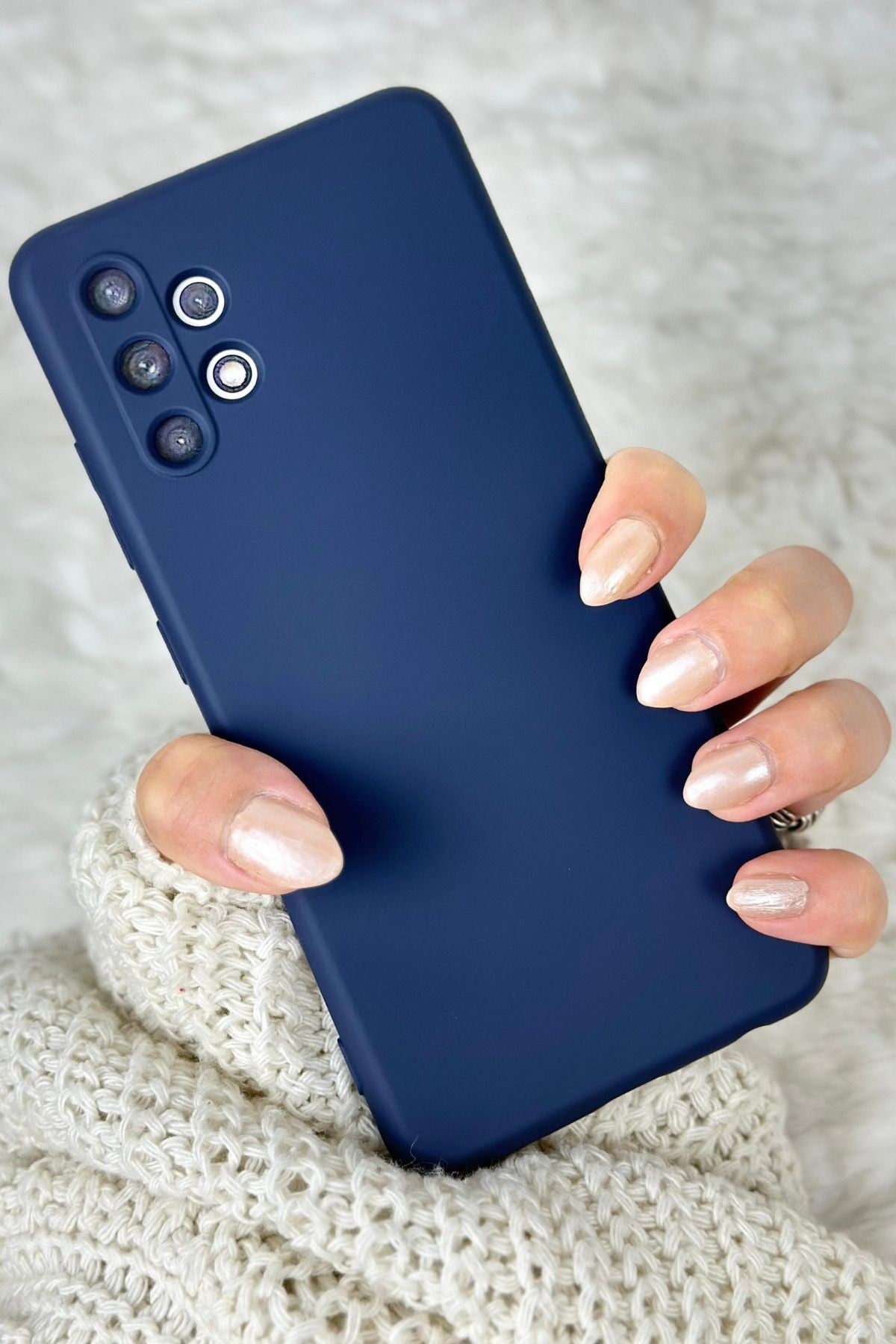 Samsung A32 4g Içi Kadife Lansman Silikon Mara Kılıf