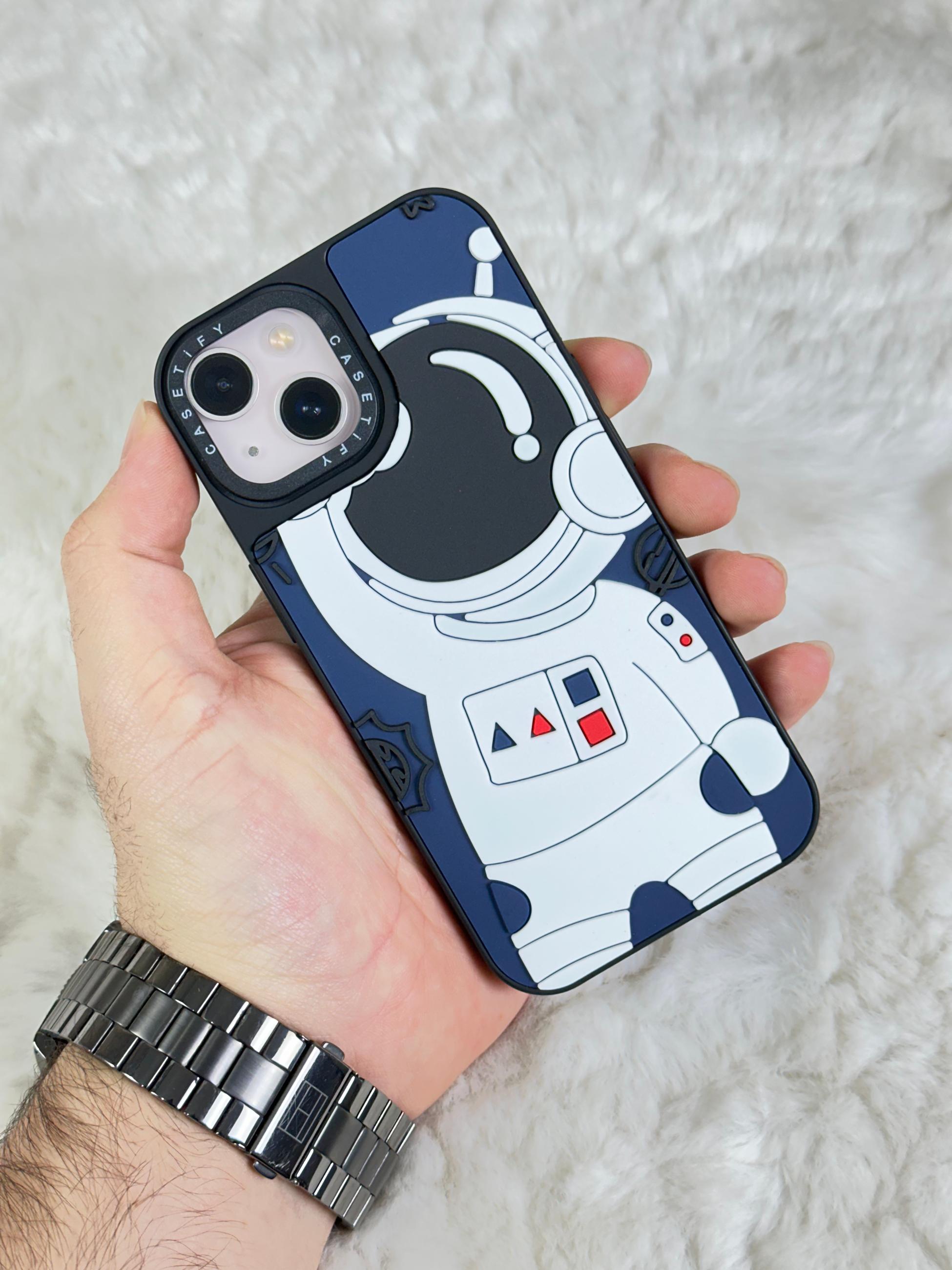 iPhone 14 Stylish Kabartmalı Kılıf