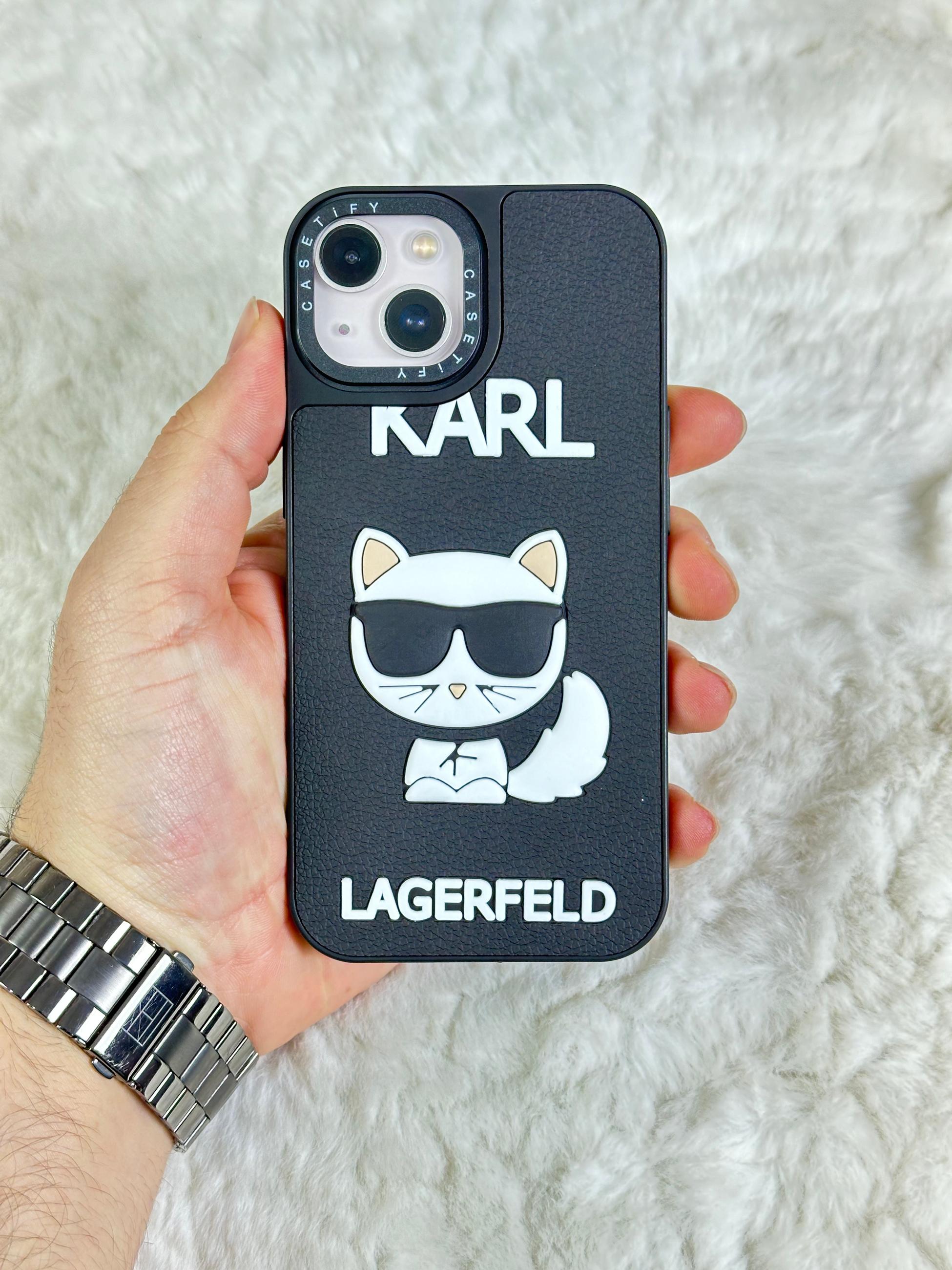 iPhone 15 Stylish Kabartmalı Kılıf