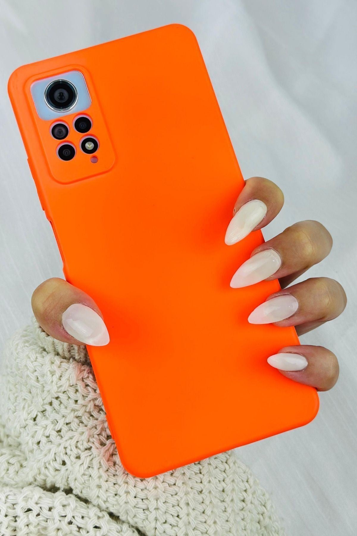 Xiaomi Redmi Note 11 Pro Ve Note 12 Pro (4G) Ile Uyumlu Lansman Içi Kadife Yumuşak Silikon Mara