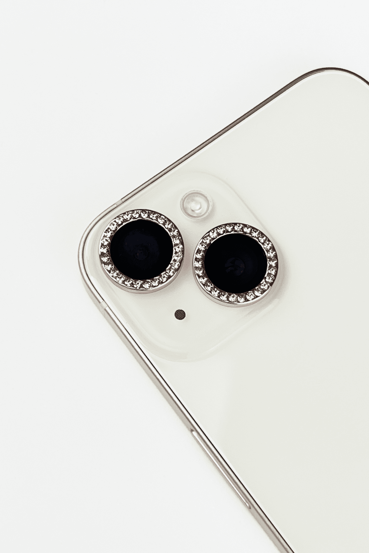 iPhone 14 ve 14 Plus Uyumlu Swarovski Taşlı Kamera Lens Koruyucu
