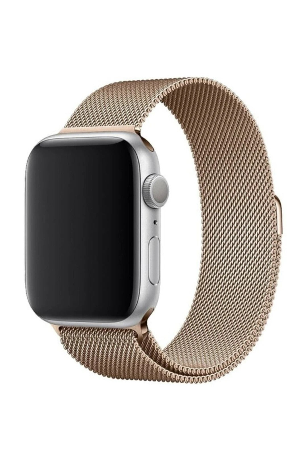 Apple Watch Metal Hasır Kordon 42mm - 45mm Uyumlu Metal Kordon