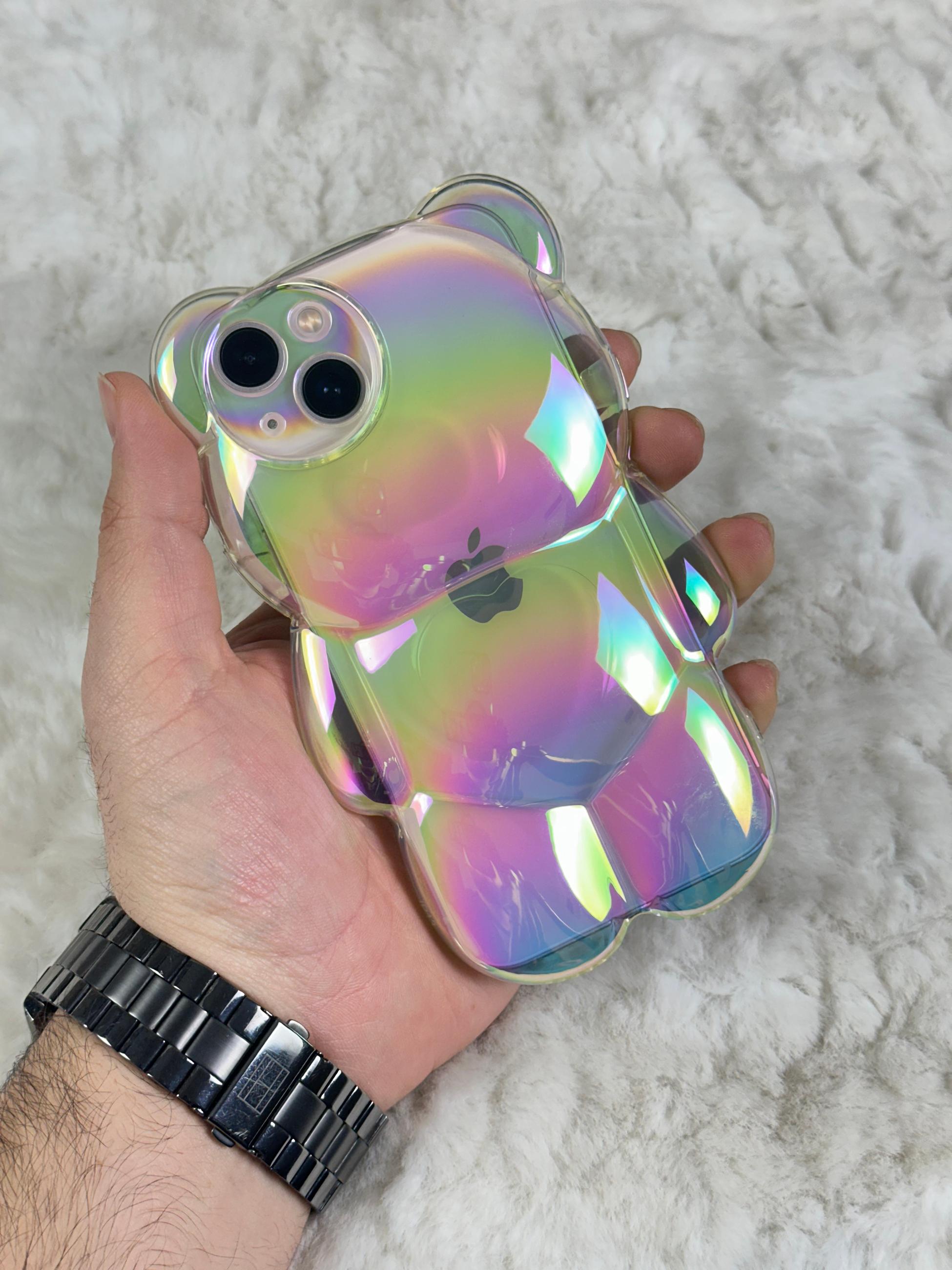 iPhone 13 3D Ayıcıklı Telefon Kılıfı