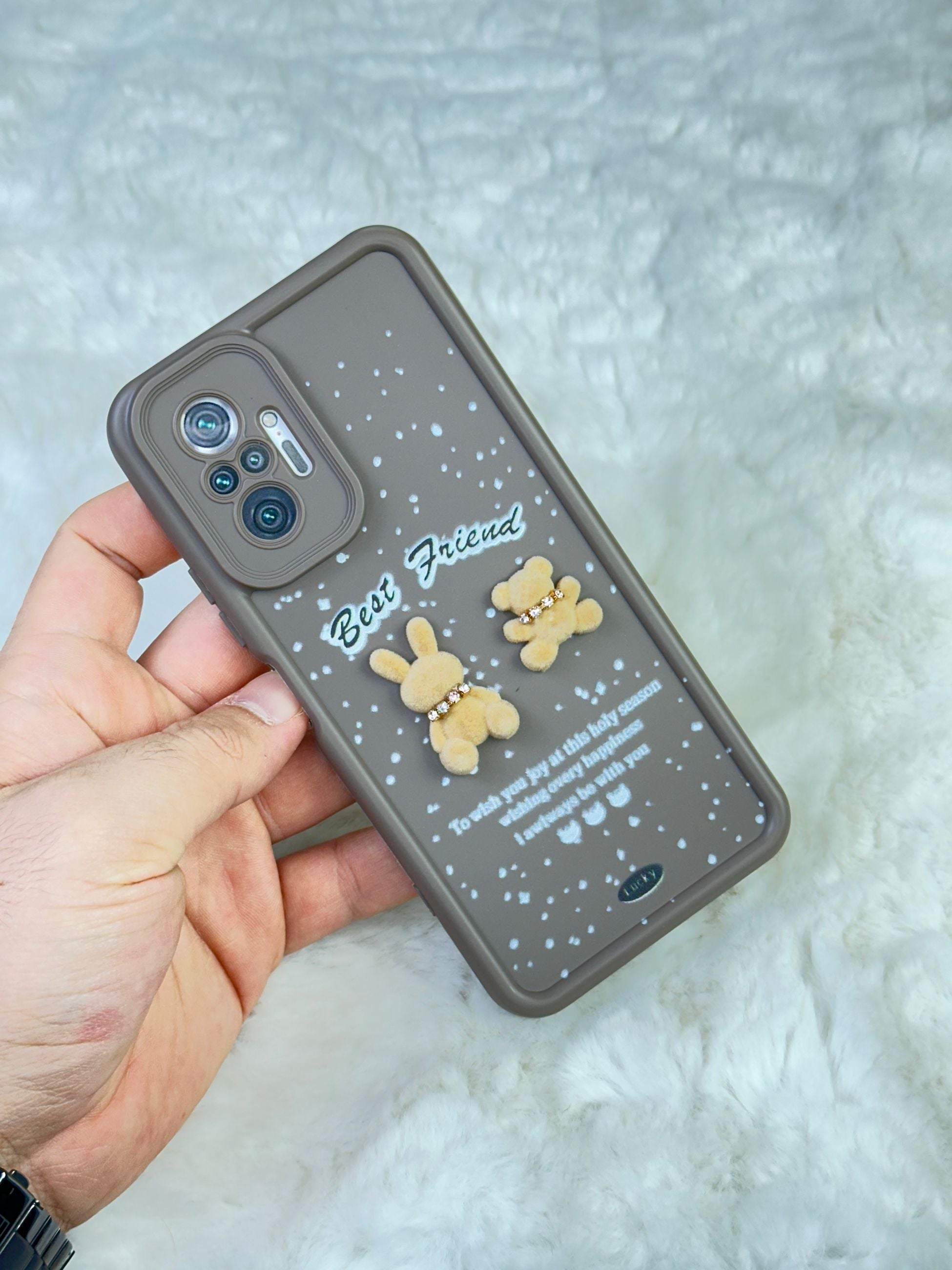 Xiaomi Redmi Note 10 Pro Minimalist Desenli Tatlı Pot Pourri Kılıf