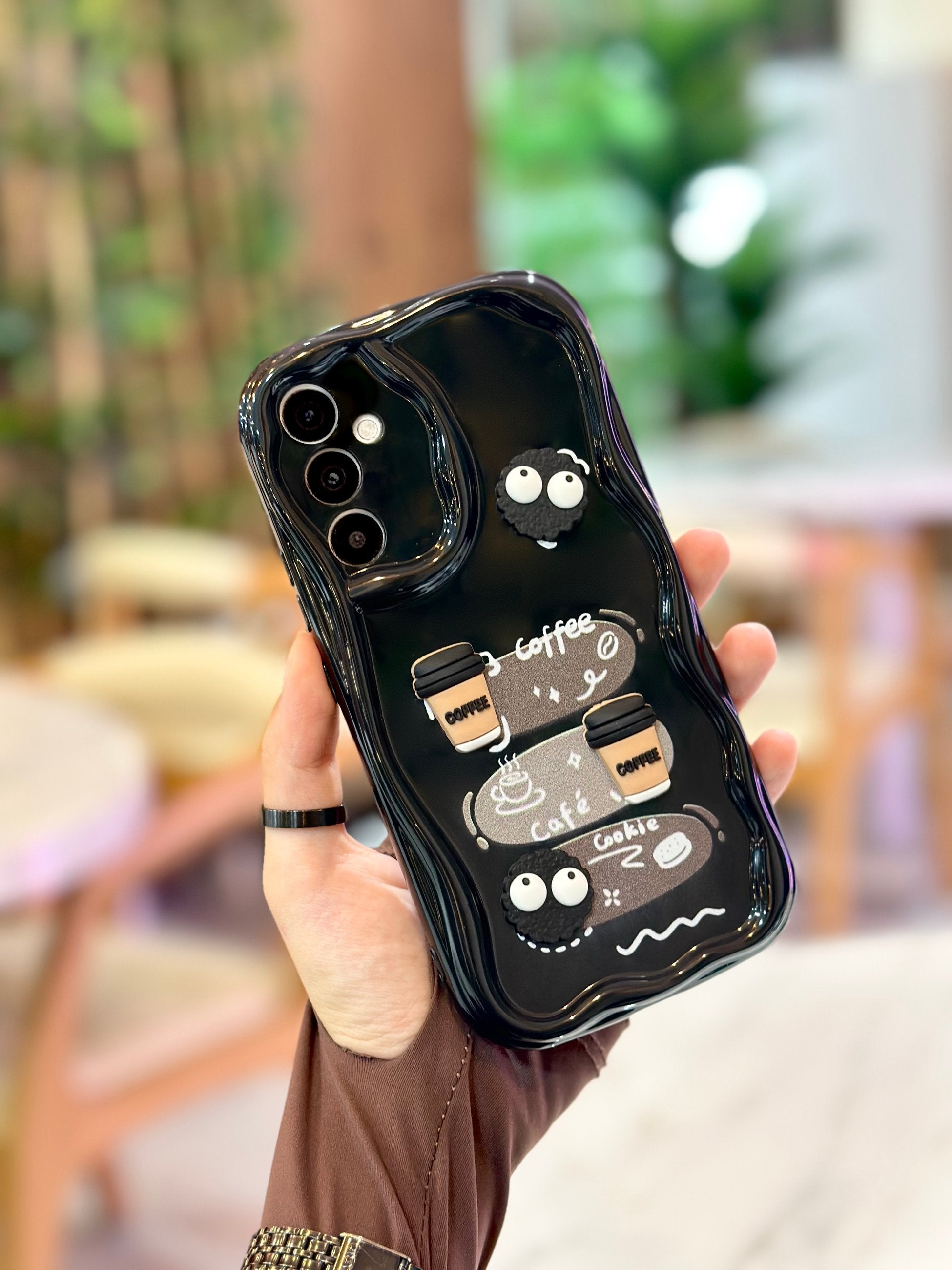 Samsung Galaxy A34 Kurabiye Desenli 3 Boyutlu Şirin Parlak Tasarım Cookie Kılıf