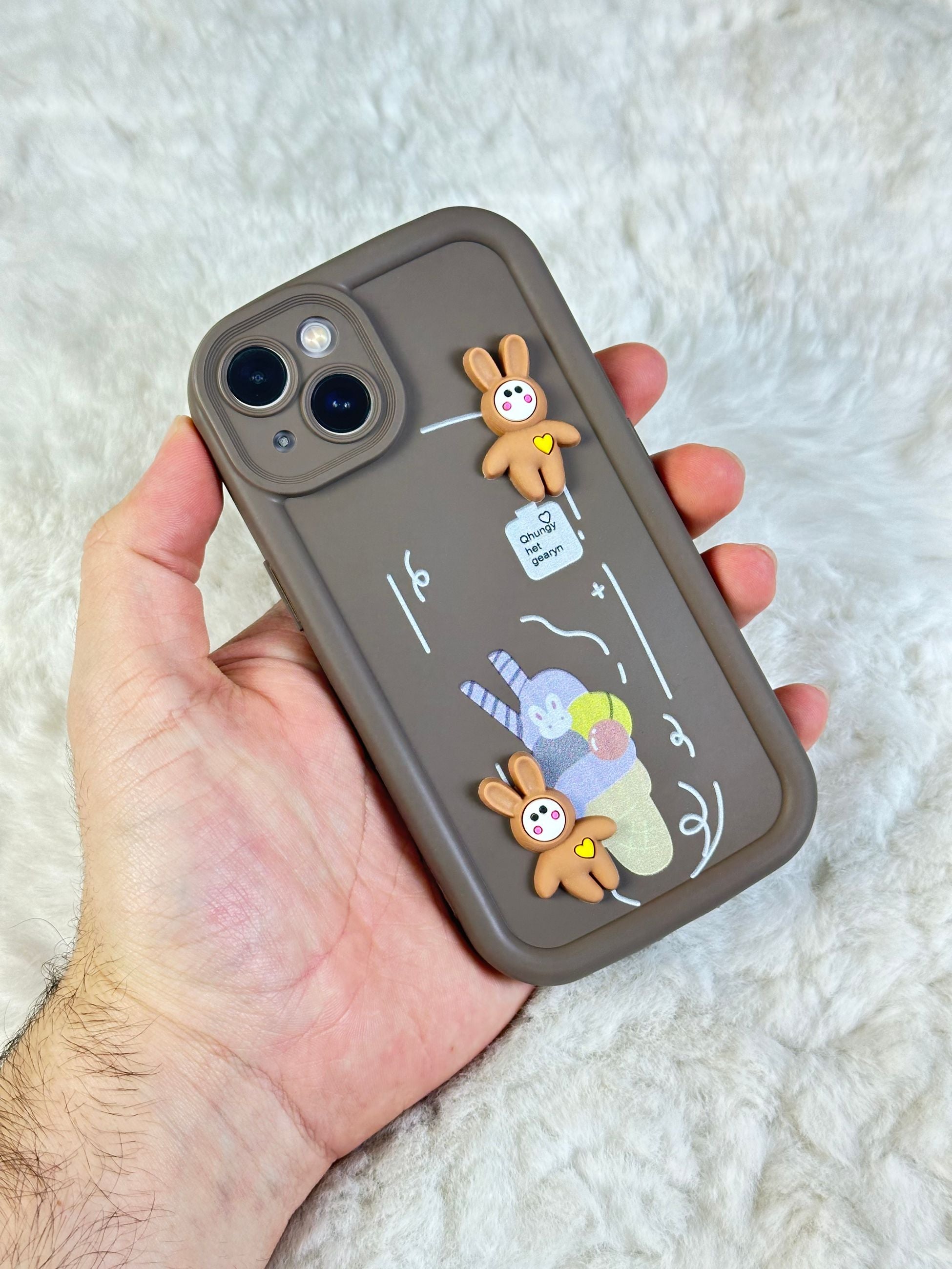 iPhone 13 Minimalist Desenli Tatlı Pot Pourri Kılıf