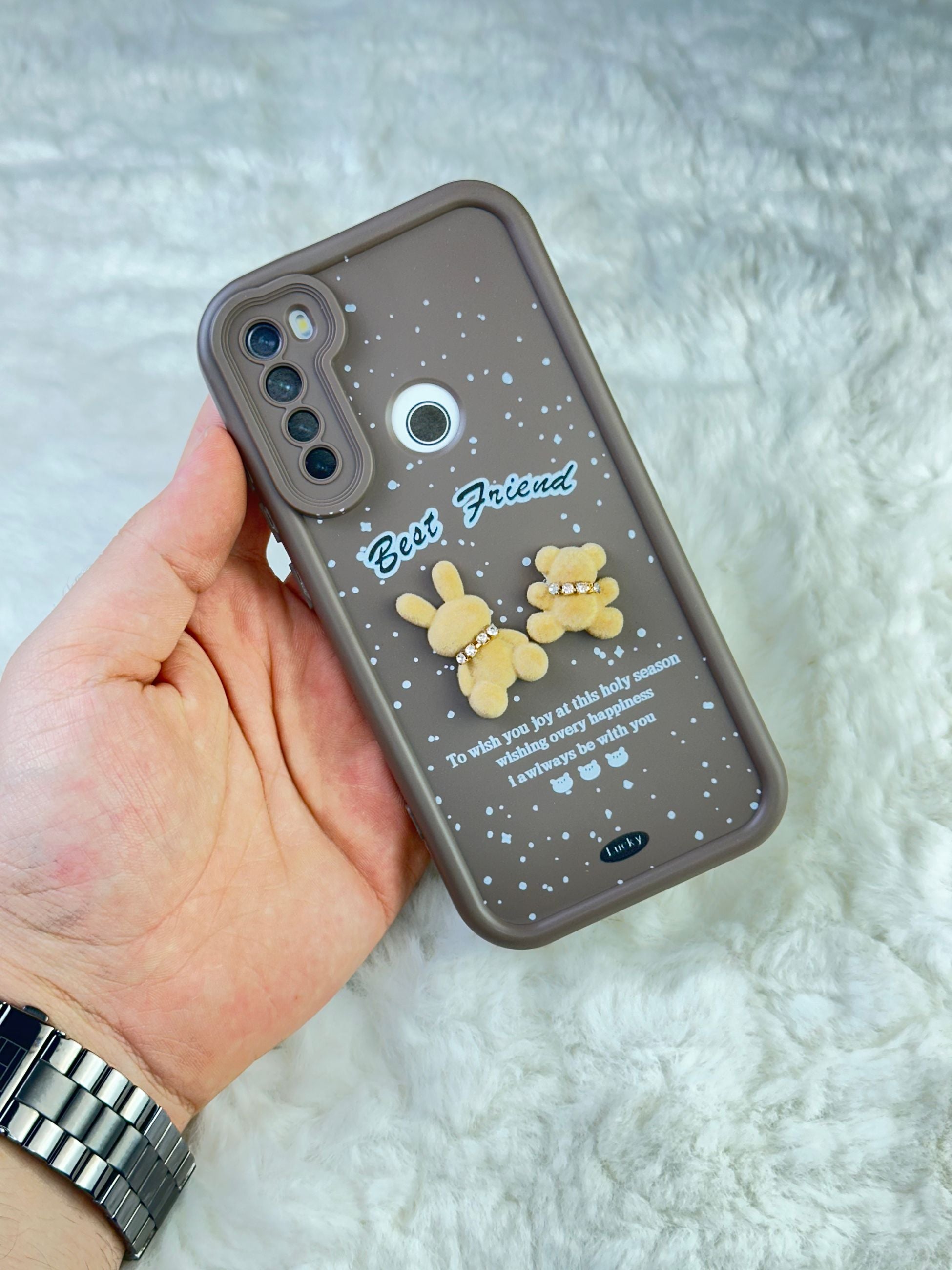 Xiaomi Redmi Note 8 Minimalist Desenli Tatlı Pot Pourri Kılıf