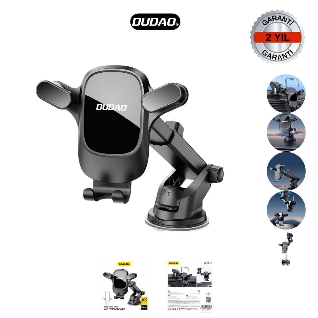 DUDAO F5PRO+ Araç İçi Telefon Tutucu - Araç İçi Göğüslüğe Yapıştırmalı