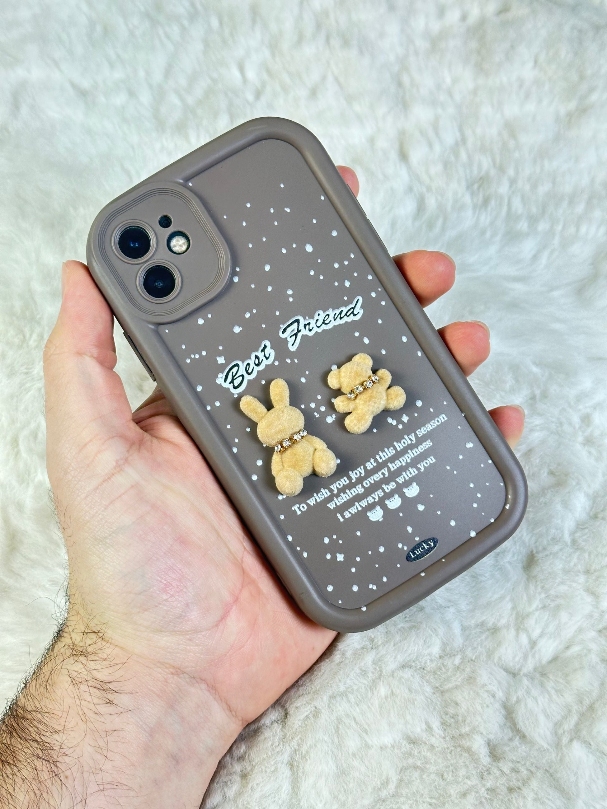 iPhone 11 Minimalist Desenli Tatlı Pot Pourri Kılıf